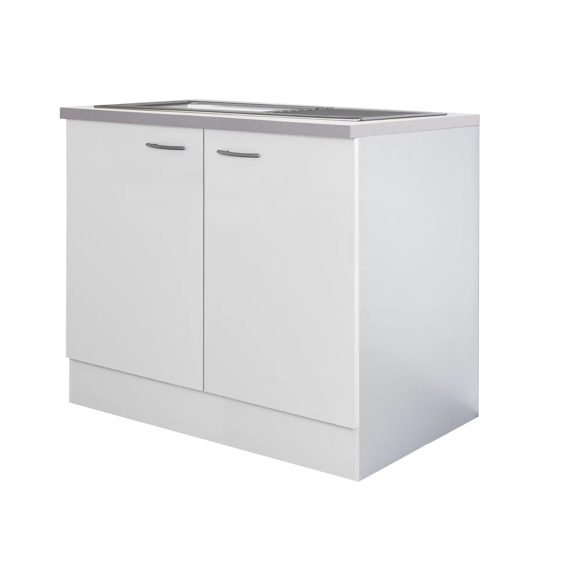 Spülenschrank Flex-Well Wito 100 cm Weiß