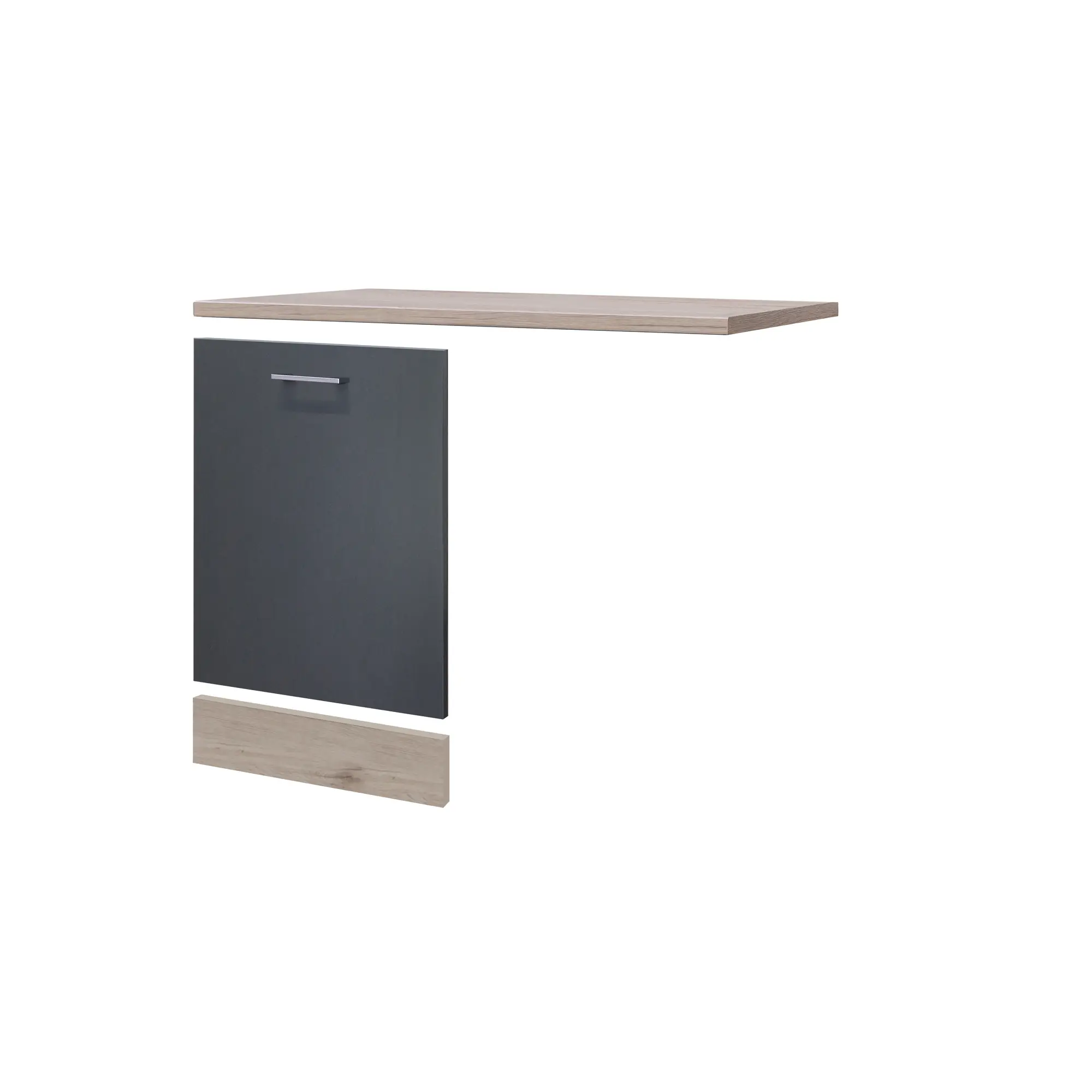 Geschirrspüler-Paket Flex-Well Tiago 110 cm Basaltgrau