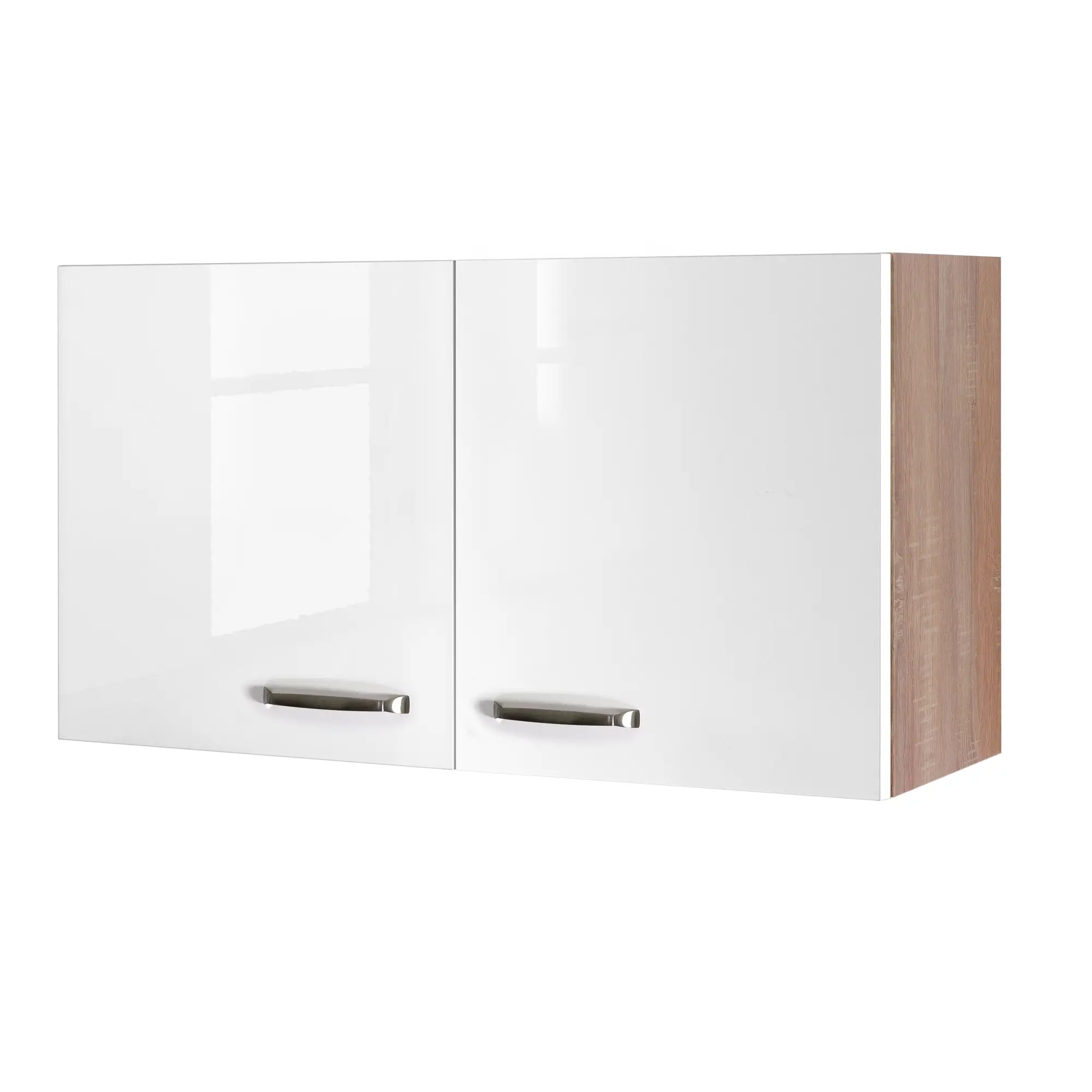 Hängeschrank Flex-Well Valero 100 cm Weiß Hochglanz