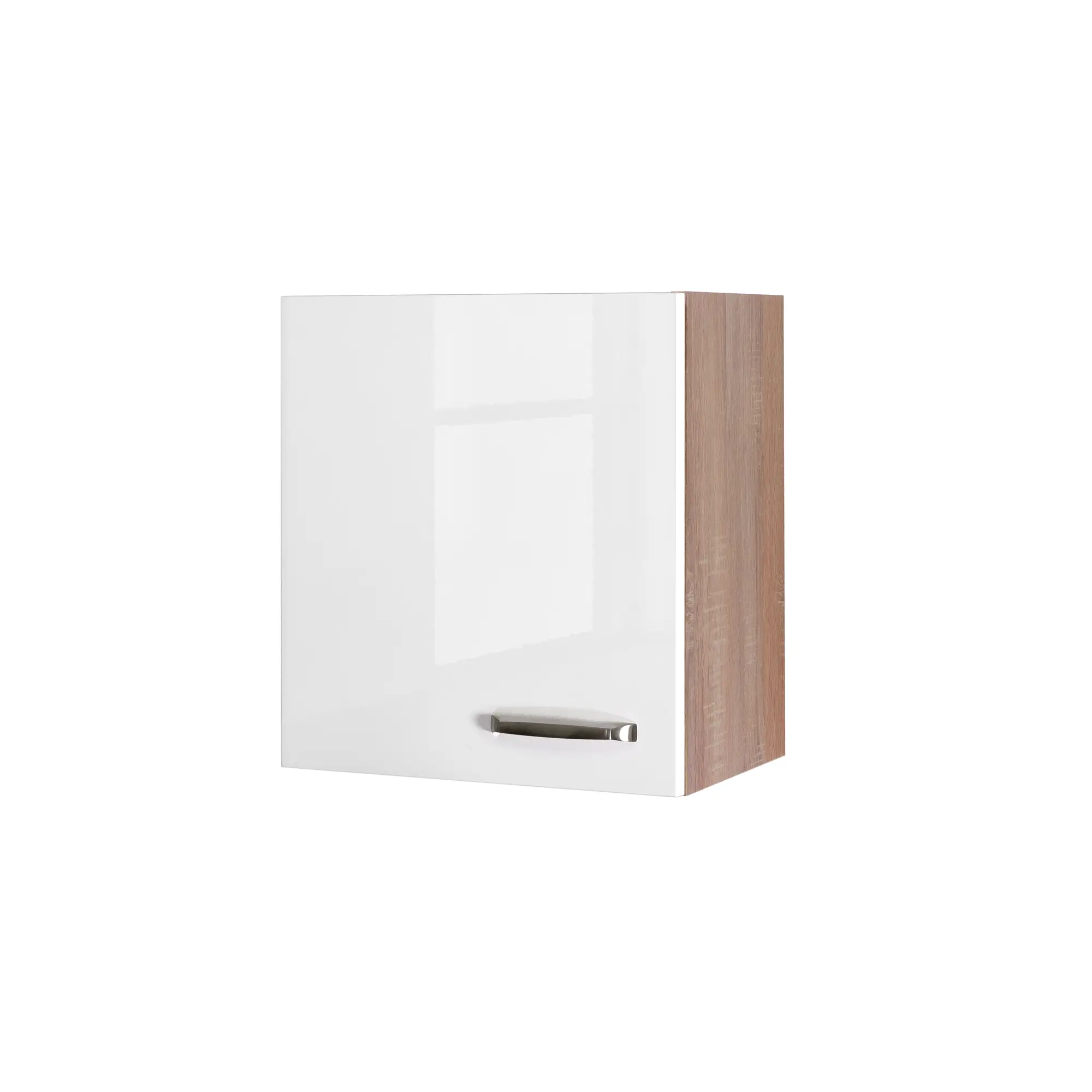 Hängeschrank Flex-Well Valero 50 cm Weiß Hochglanz