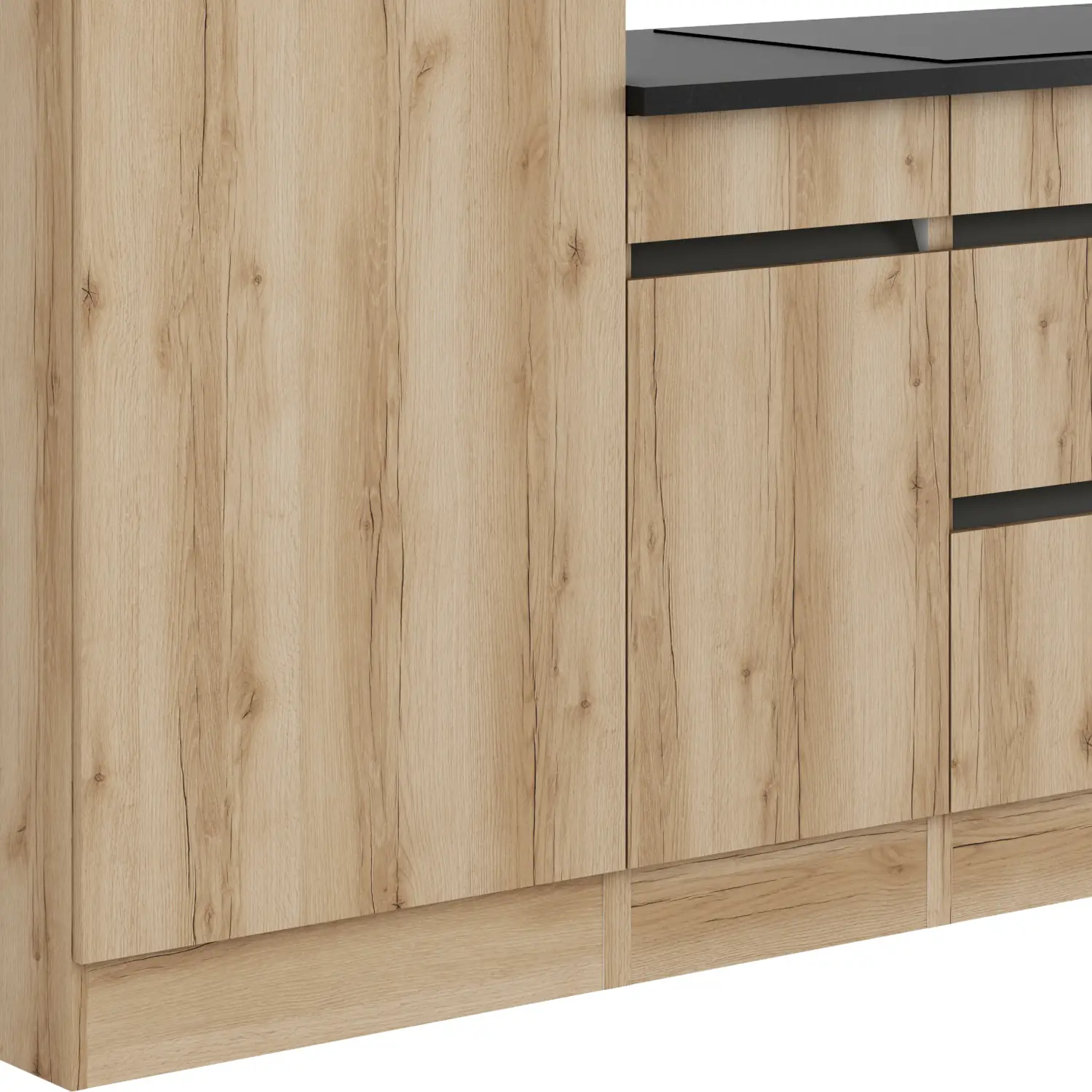 OPTIFIT Küchenzeile Kaya mit Geräten 270 cm Wildeiche