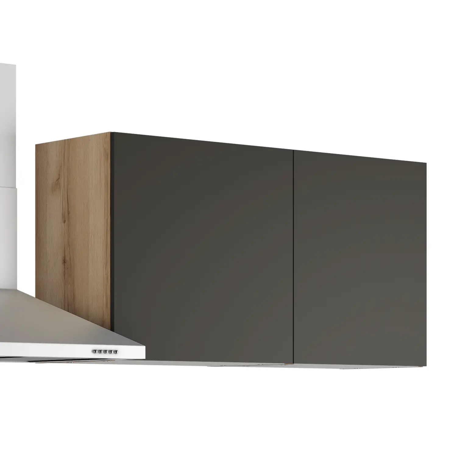 OPTIFIT Noah Küchenzeile mit Geräten 210 cm Anthrazit
