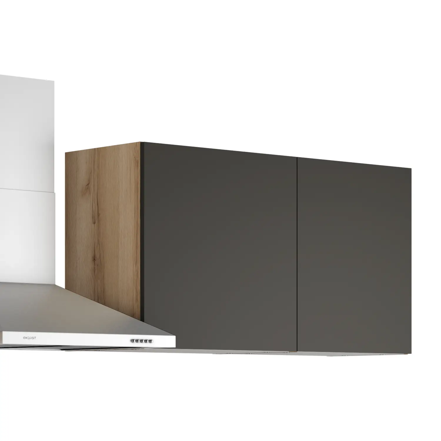 Küchenzeile ohne Geräte OPTIFIT Noah 270 cm Anthrazit