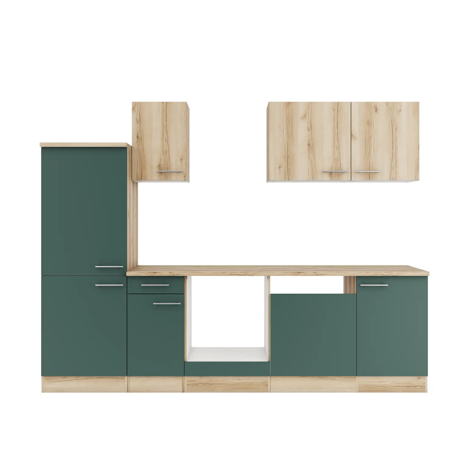OPTIFIT Savona / Livorno Küchenzeile ohne Geräte 270 cm 