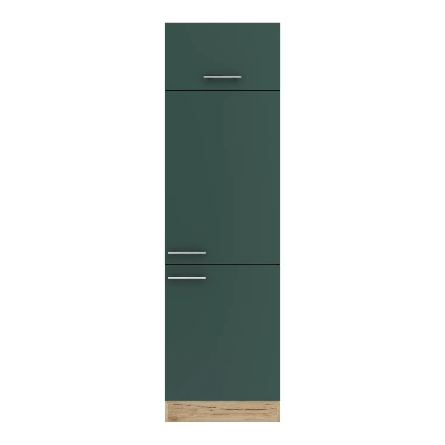 Hochschrank für Kühlschrank OPTIFIT Savona 60 cm Steingrün