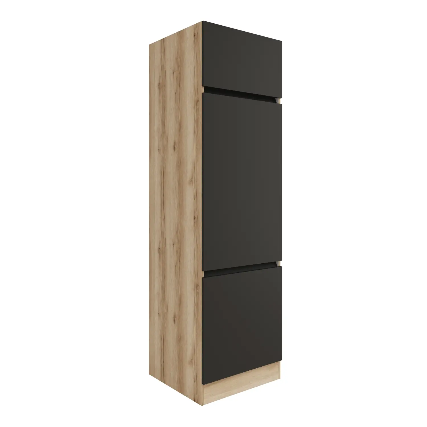 Hochschrank für Kühlschrank OPTIFIT Noah 60 cm Anthrazit