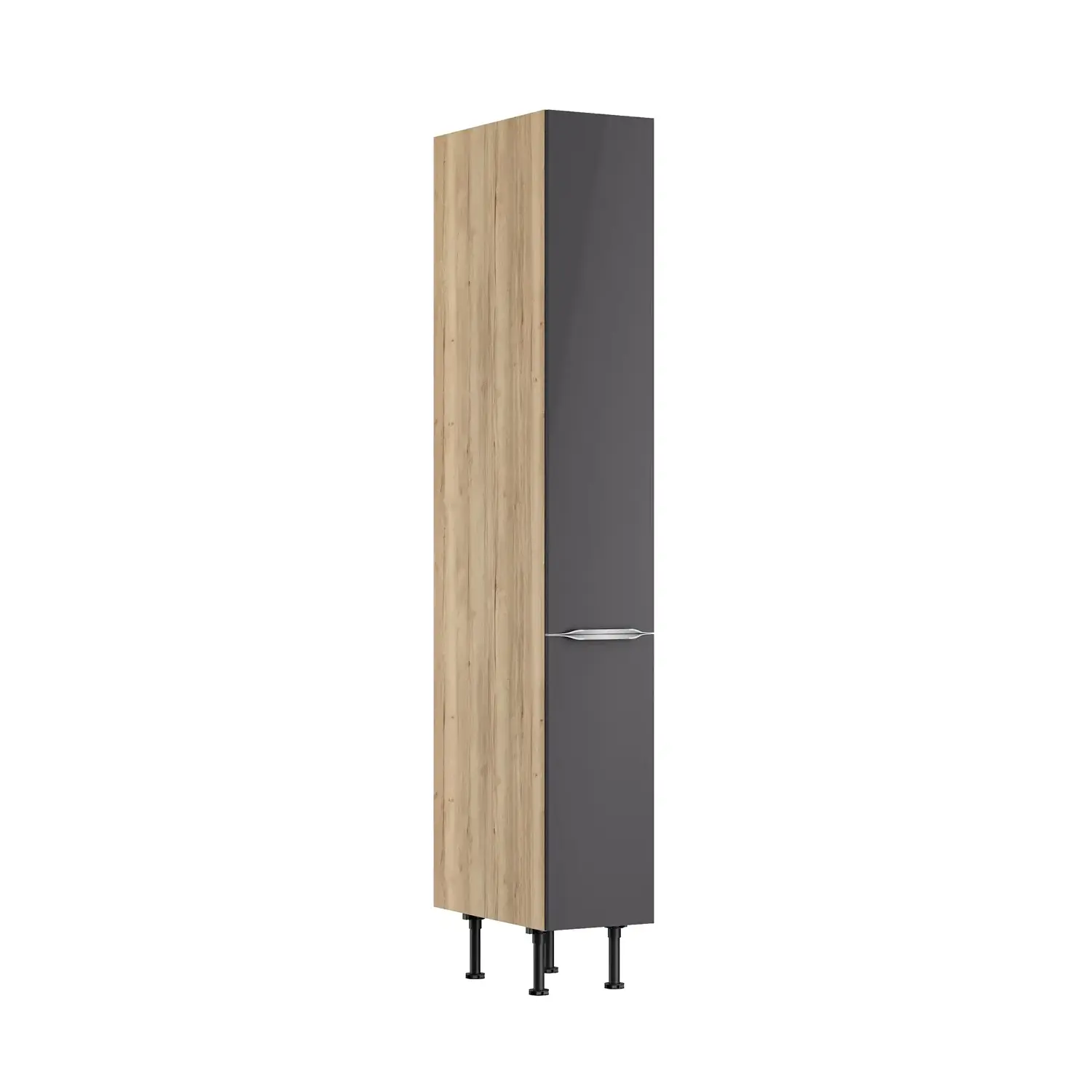 Apothekerschrank OPTIFIT Linus 30 cm Anthrazit Glanz