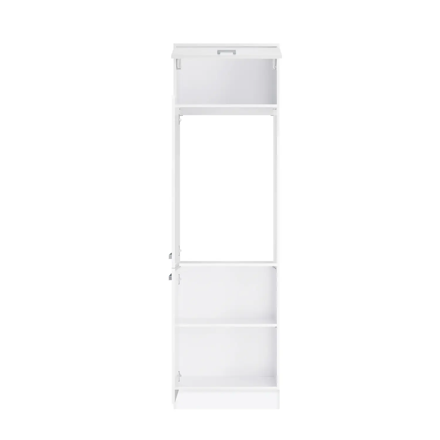 Hochschrank für Kühlschrank OPTIFIT Salo 60 cm Weiß