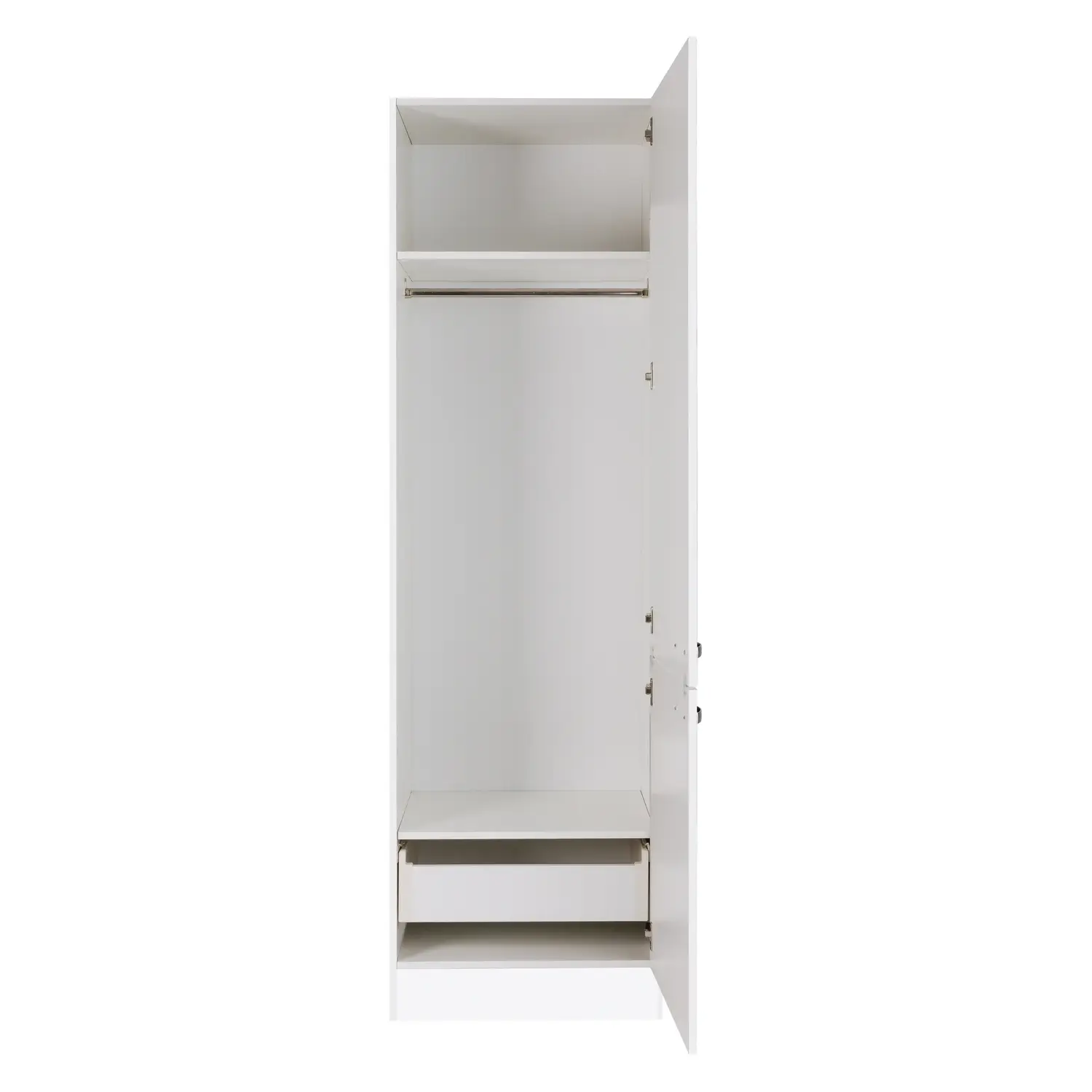 Hochschrank Garderobe OPTIFIT Salo 60 cm Weiß