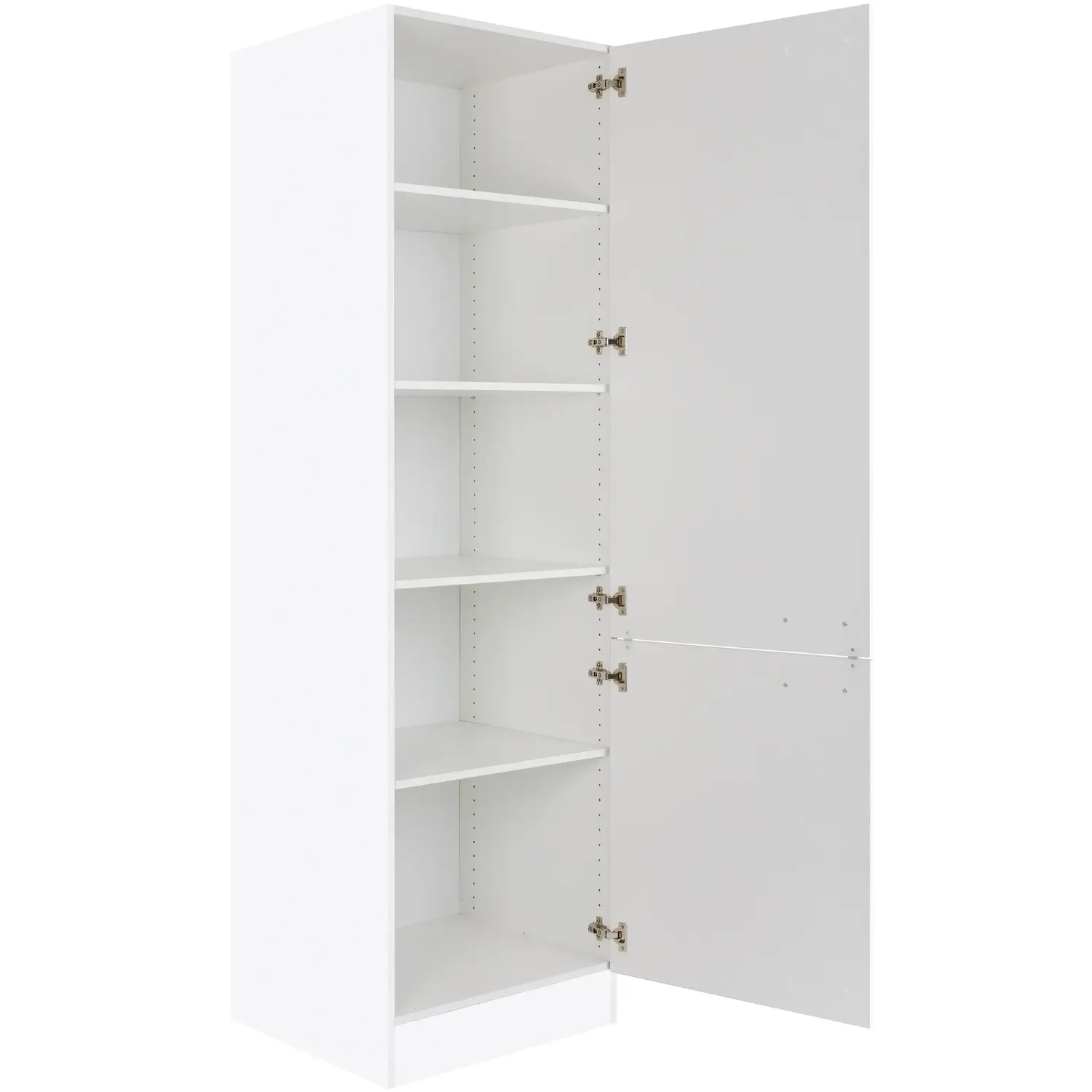 Hochschrank für Wäsche OPTIFIT Salo 60 cm Weiß