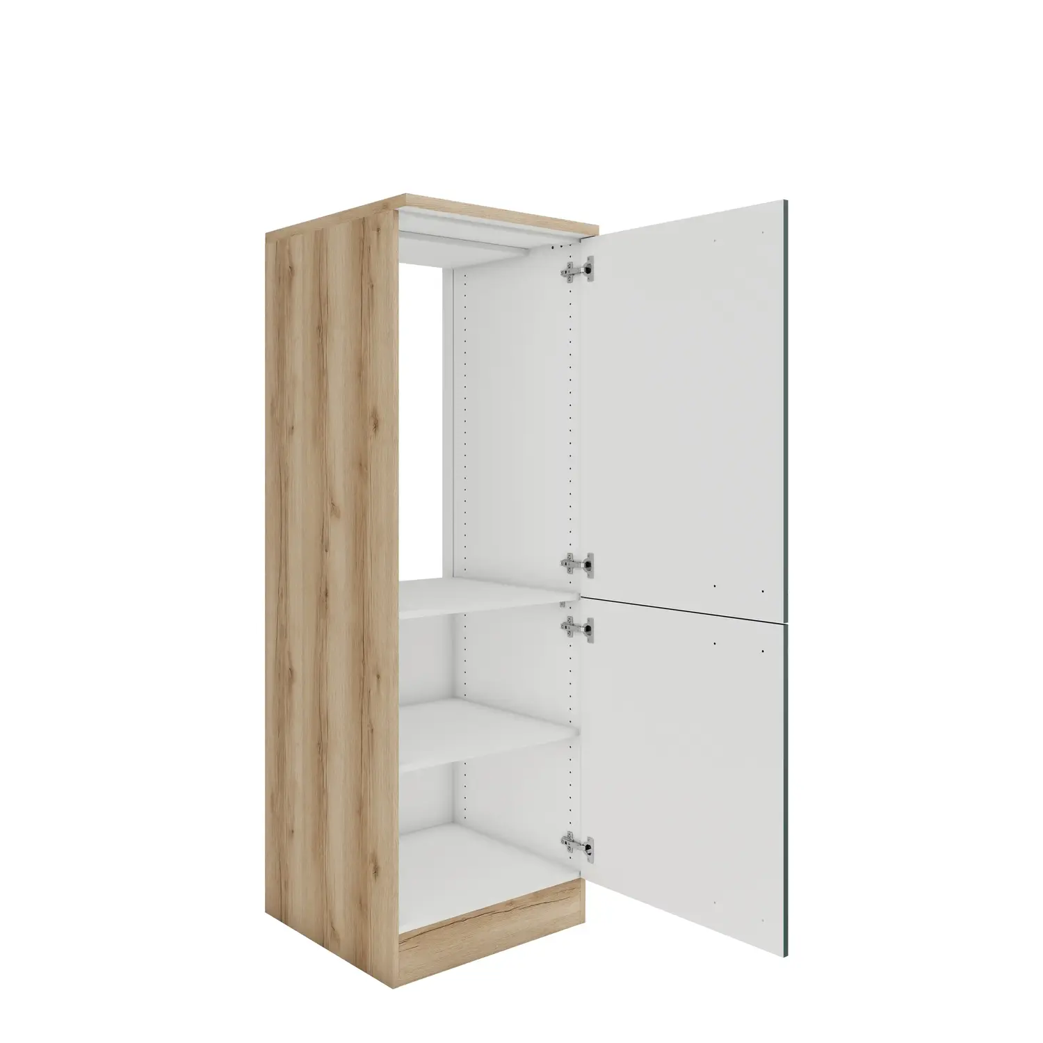 Midischrank für Kühlschrank OPTIFIT Savona 60 cm Steingrün