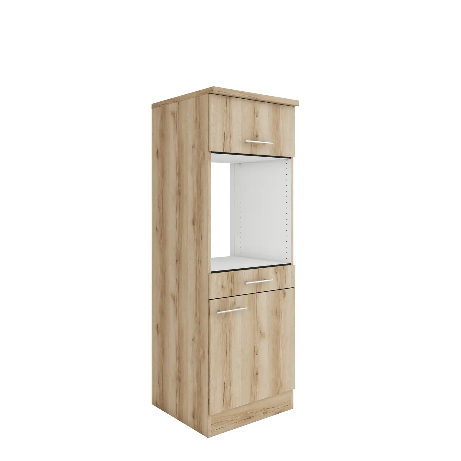 Midischrank für Backofen OPTIFIT Livorno 60 cm Wildeiche