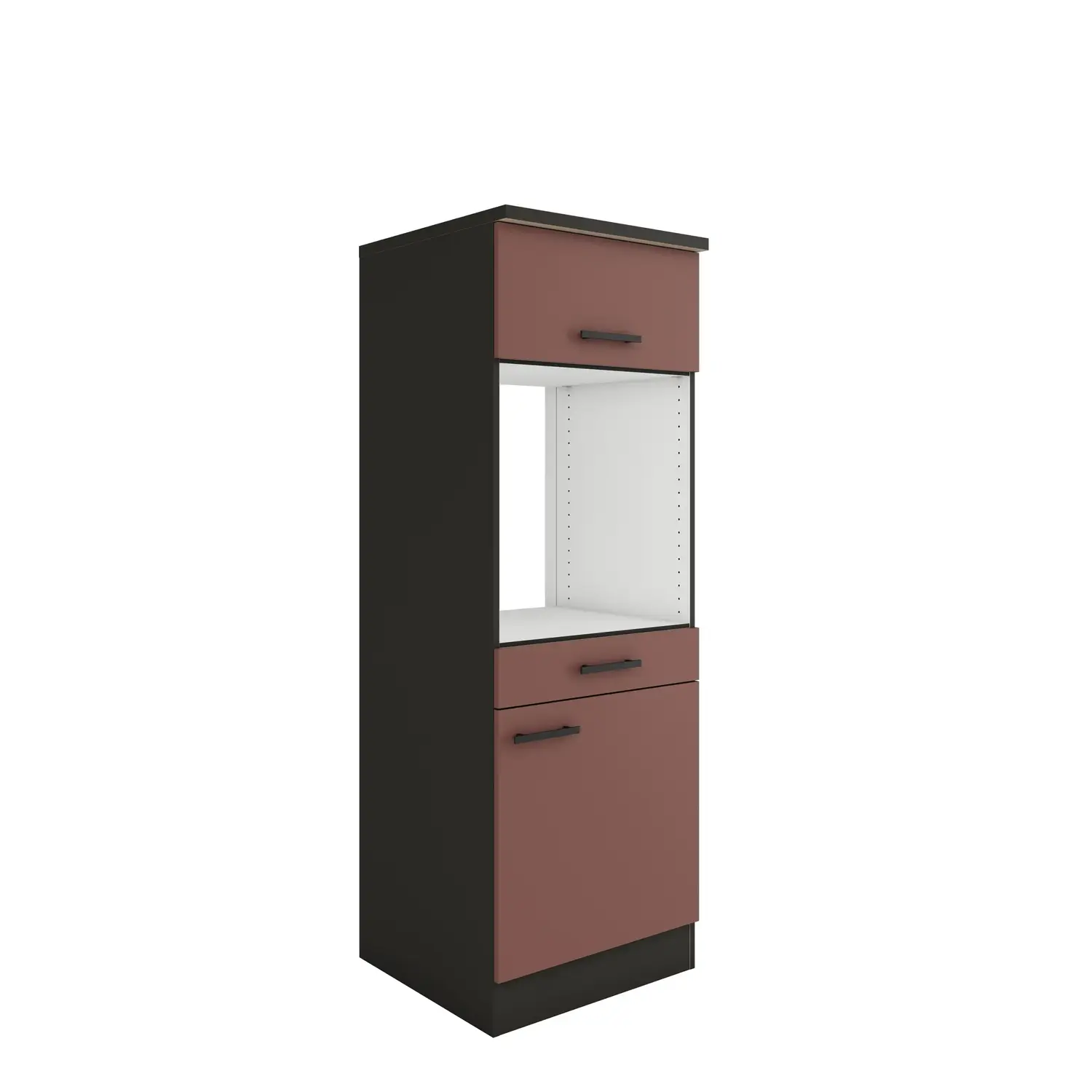 Midischrank für Backofen OPTIFIT Nizza 60 cm Rostrot