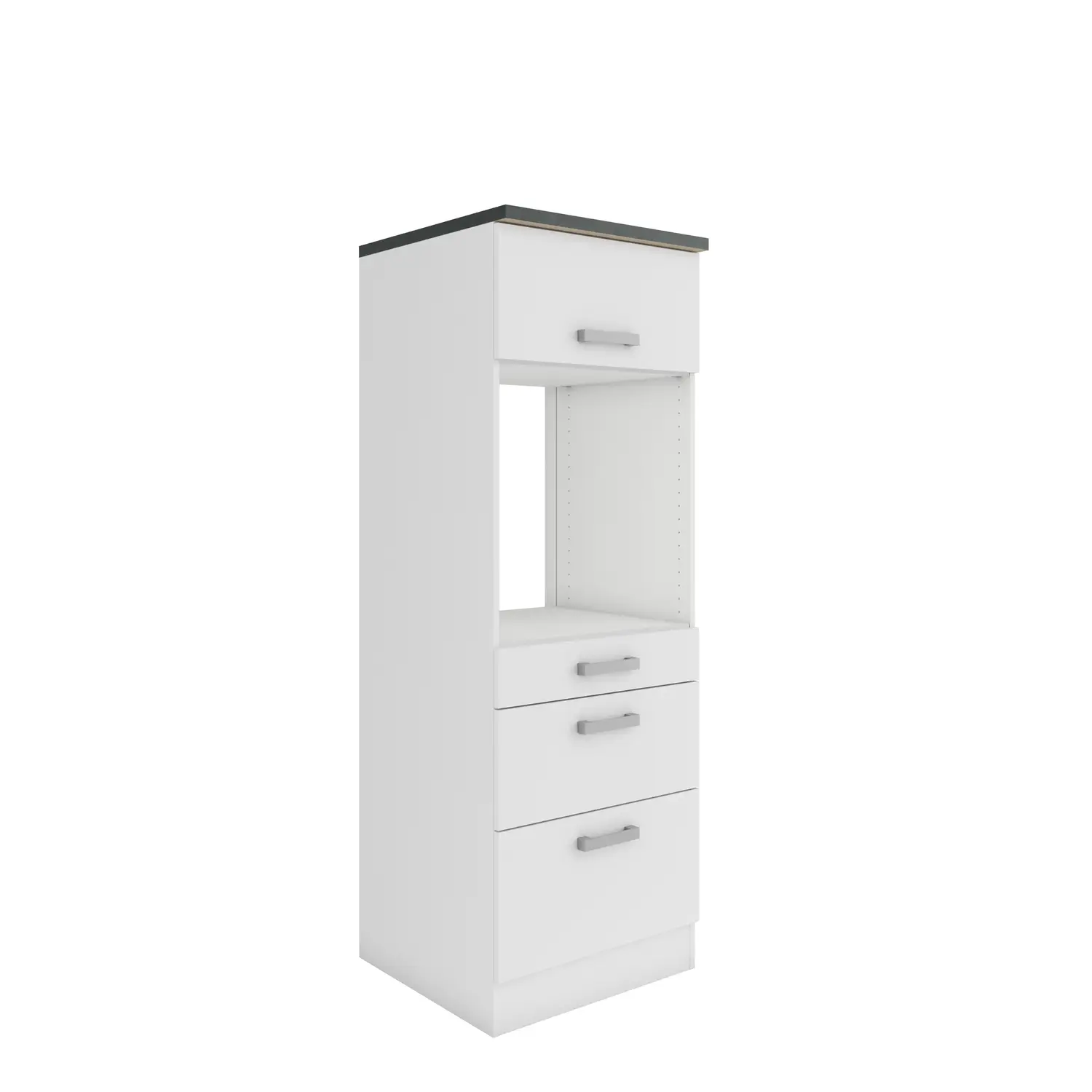 Midischrank für Backofen OPTIFIT Oslo 60 cm Weiß