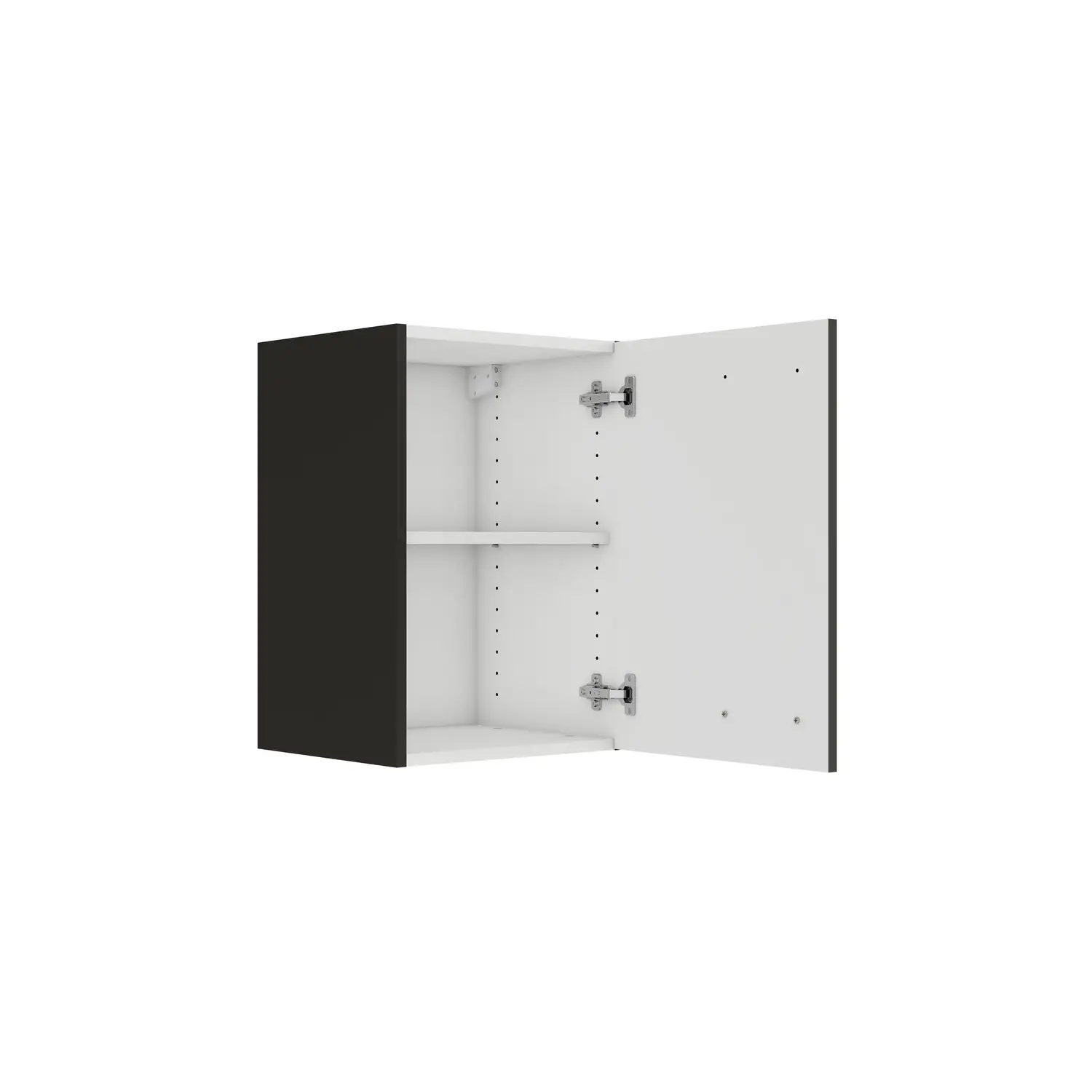 Hängeschrank OPTIFIT Rimini 40 cm Nussbaum Rillendekor