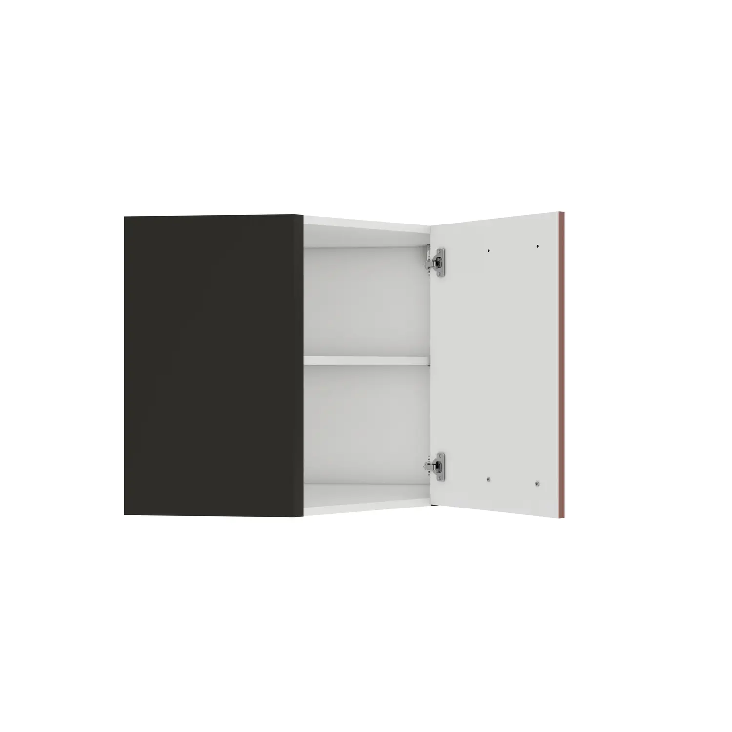 Eckhängeschrank OPTIFIT Nizza 60 x 60 cm Rostrot