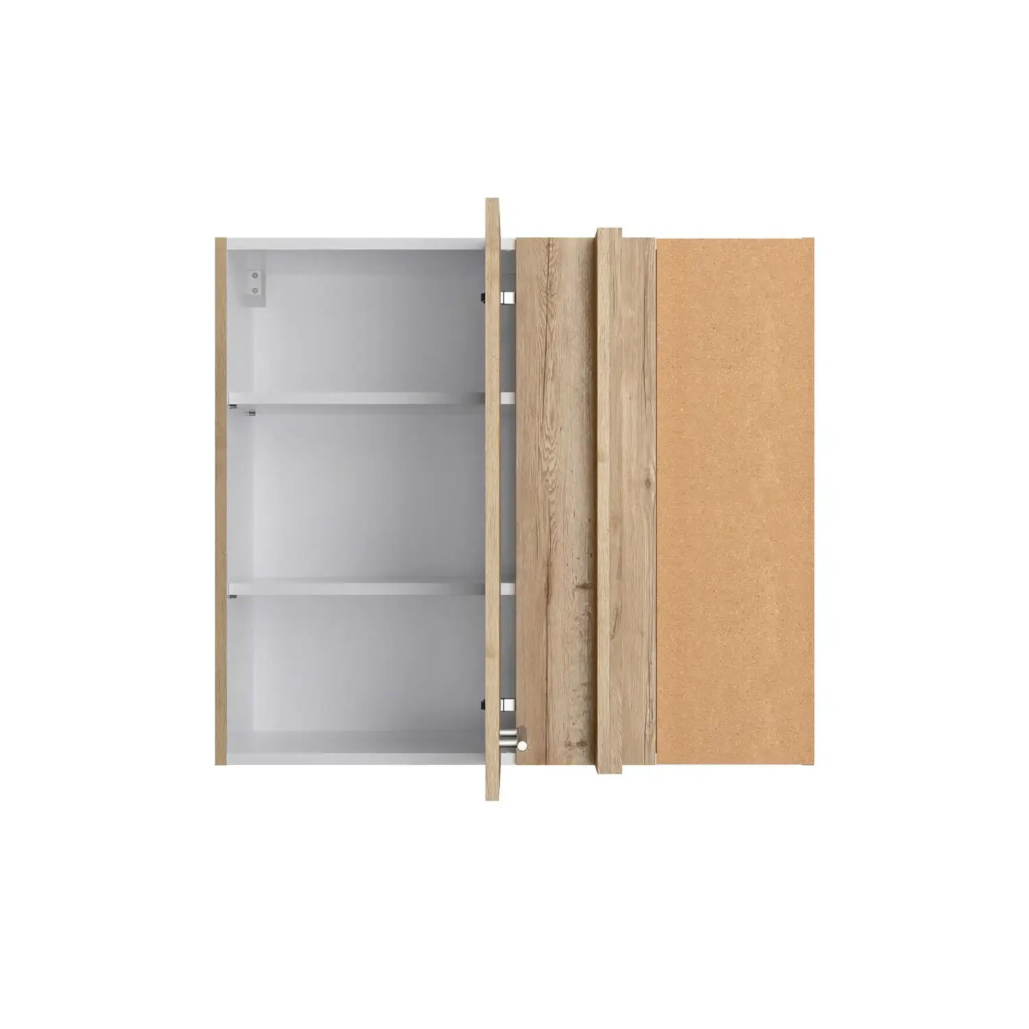 Eckhängeschrank OPTIFIT Erik 85 x 45 cm Wildeiche