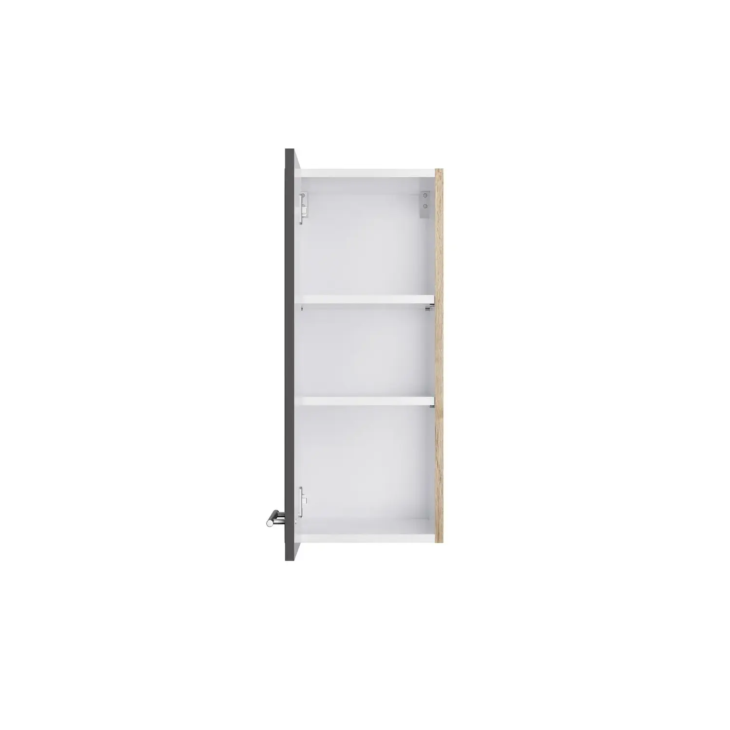 Hängeschrank OPTIFIT Jonte 30 cm Anthrazit Glanz