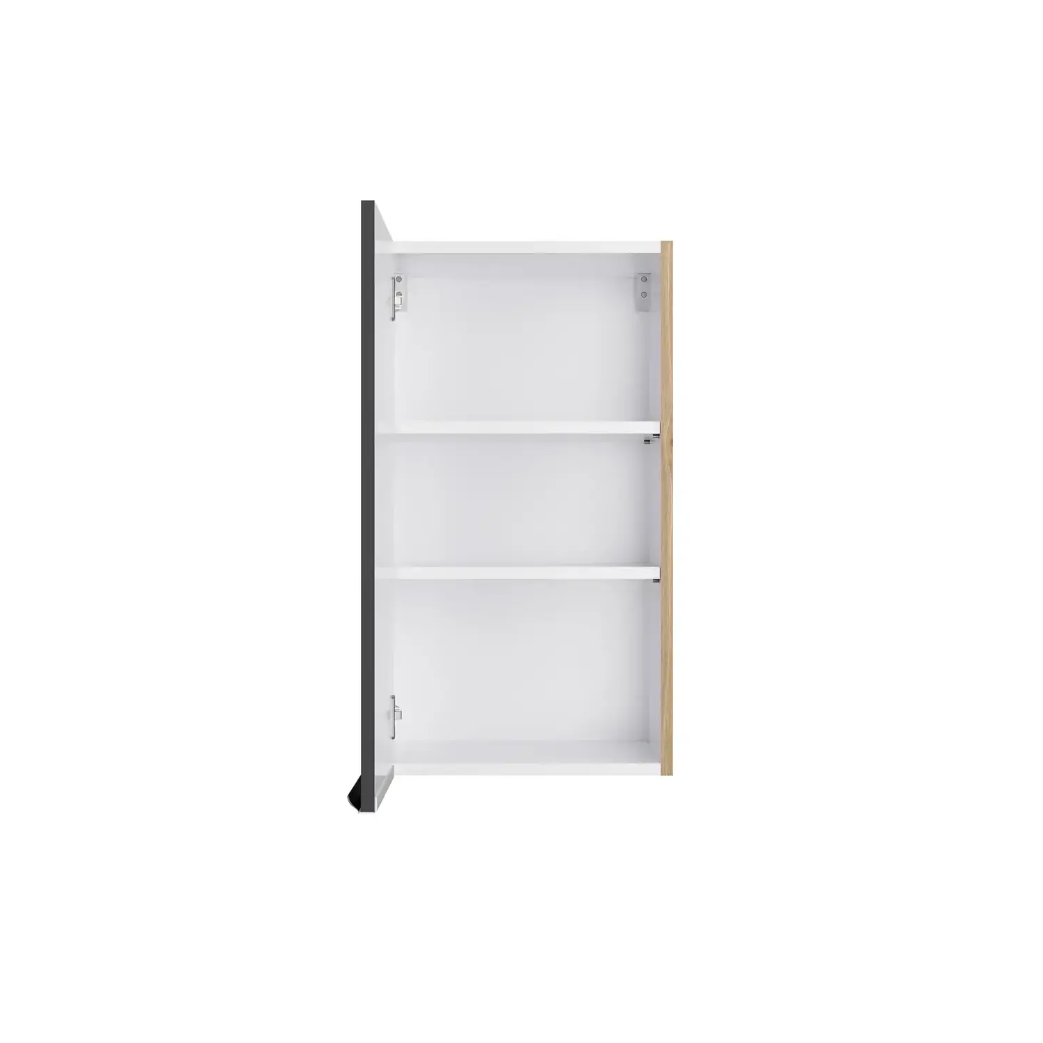 Hängeschrank OPTIFIT Linus 40 cm Anthrazit Glanz