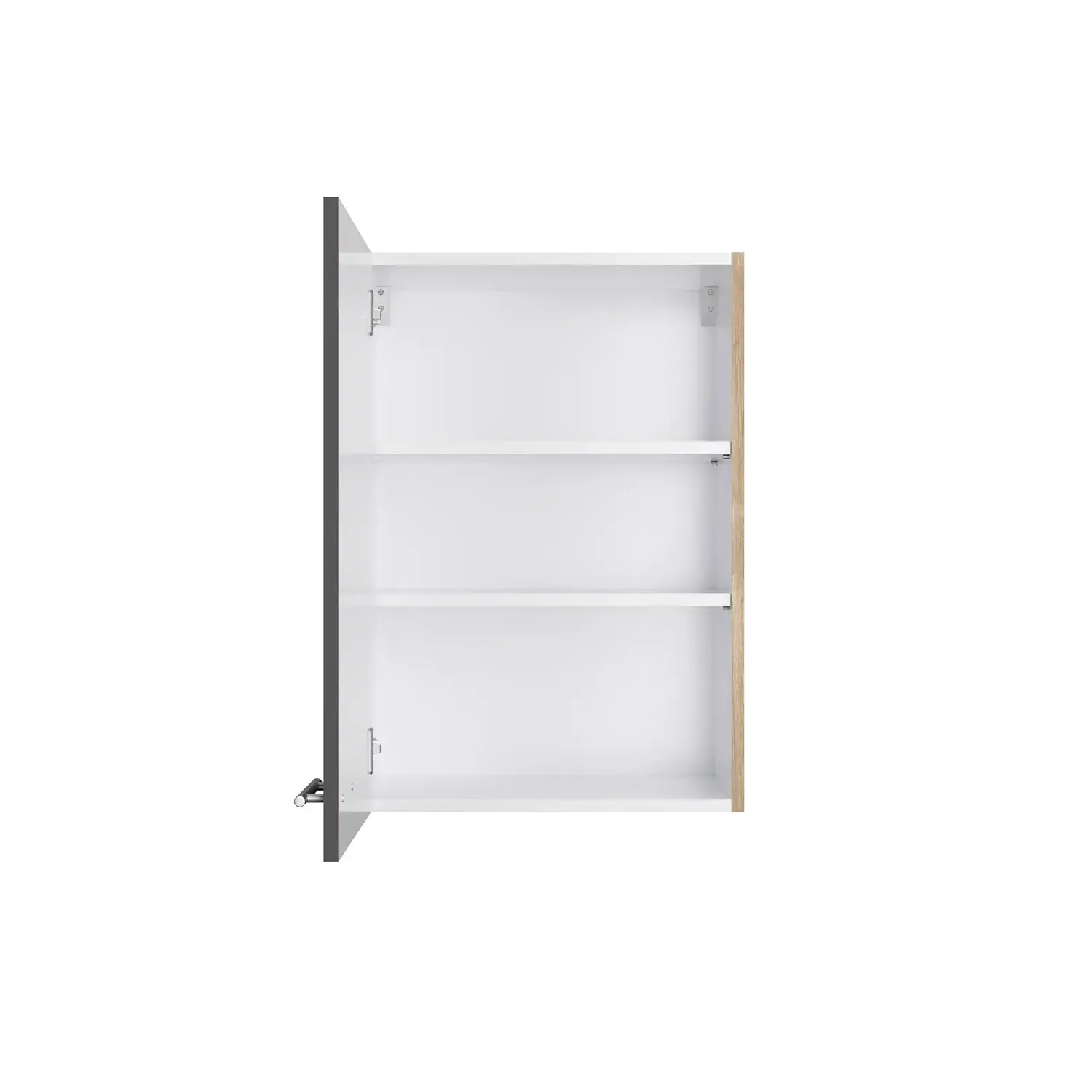 Hängeschrank OPTIFIT Jonte 50 cm Anthrazit Glanz