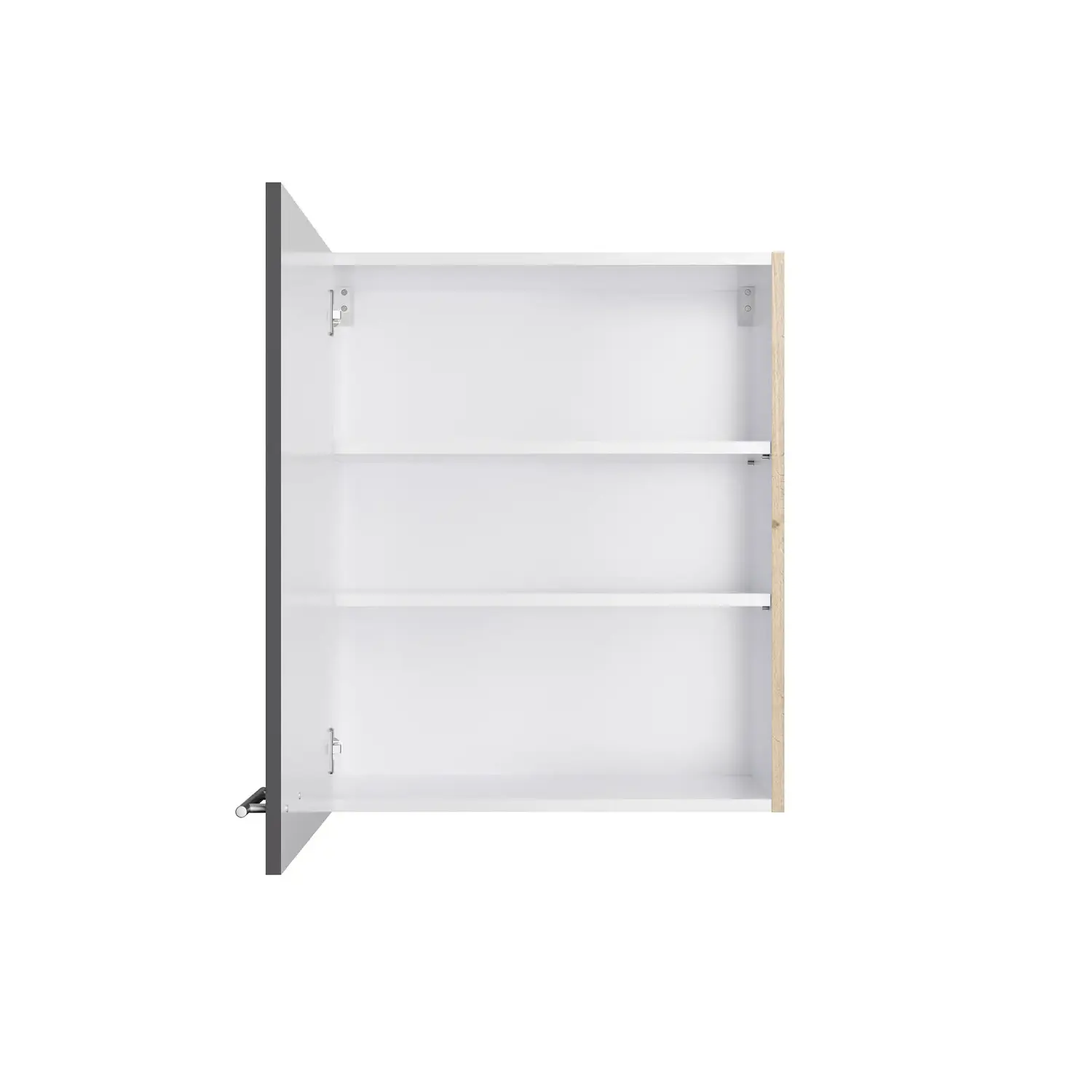 Hängeschrank OPTIFIT Jonte 60 cm Anthrazit Glanz