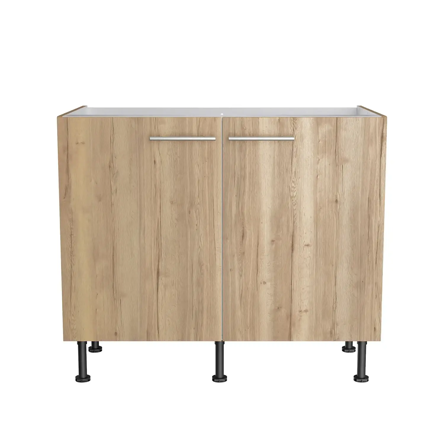 Spülenschrank OPTIFIT Erik 100 cm Wildeiche