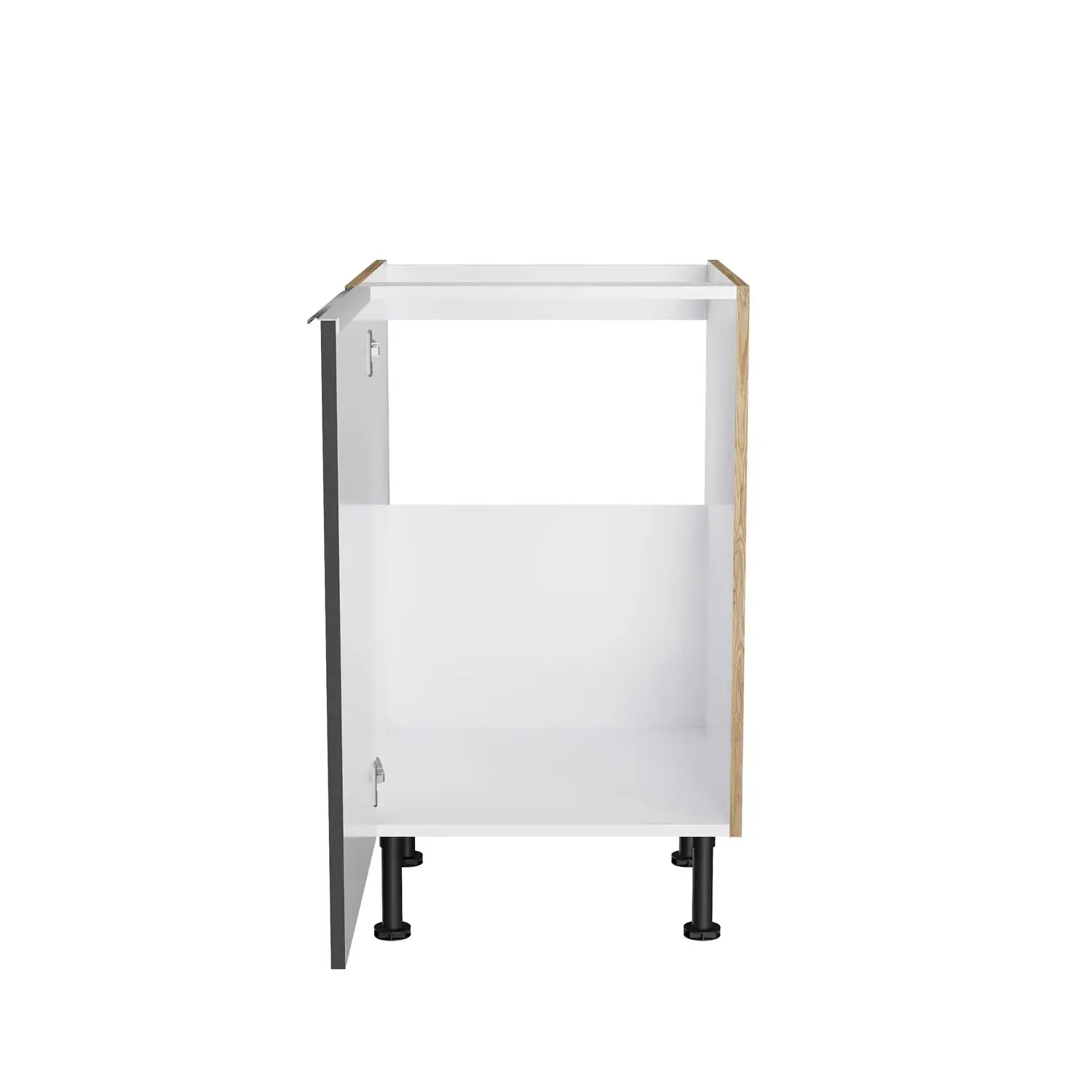 Spülenschrank OPTIFIT Linus 50 cm Anthrazit Glanz