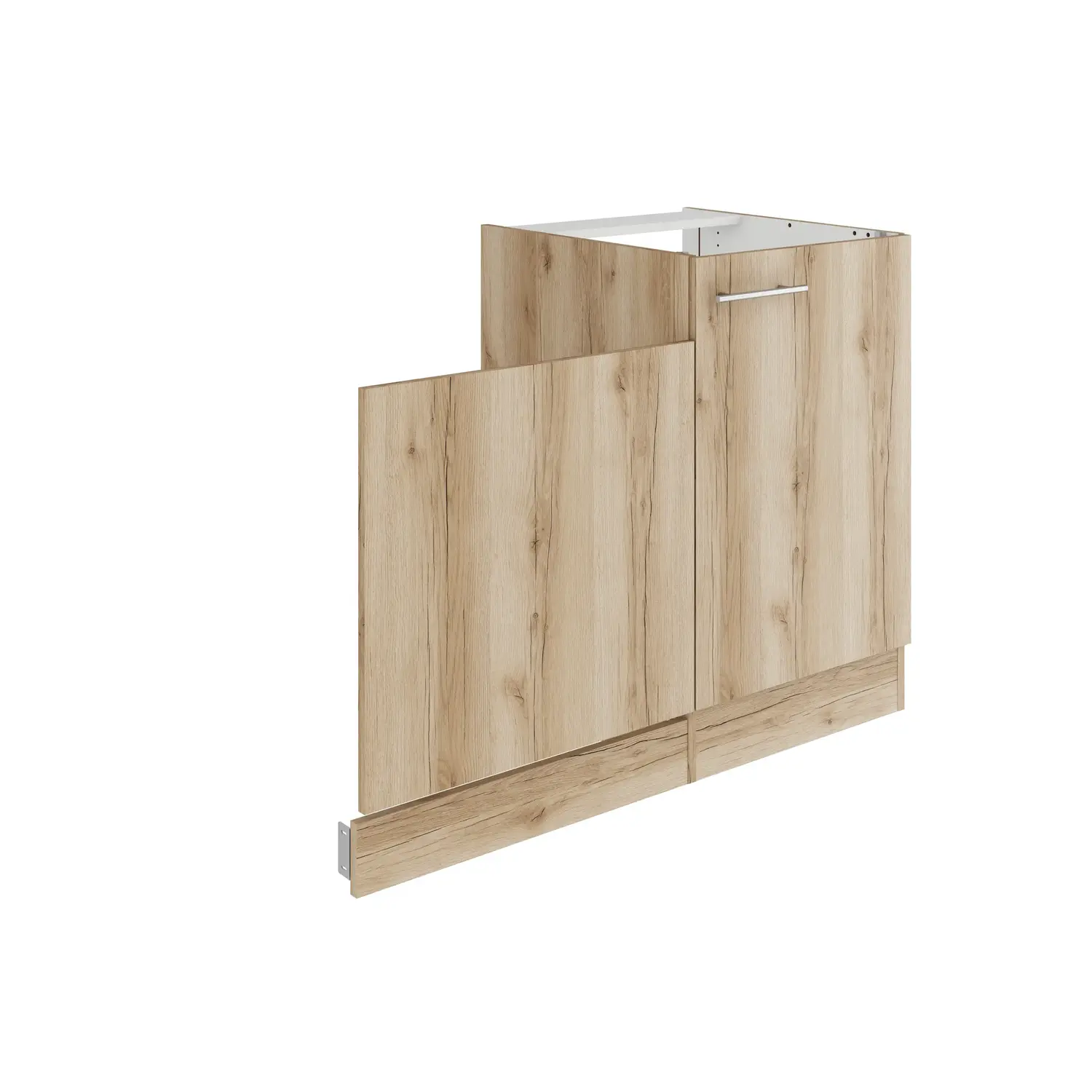 Spülenschrank-Set OPTIFIT Livorno 110 cm Wildeiche