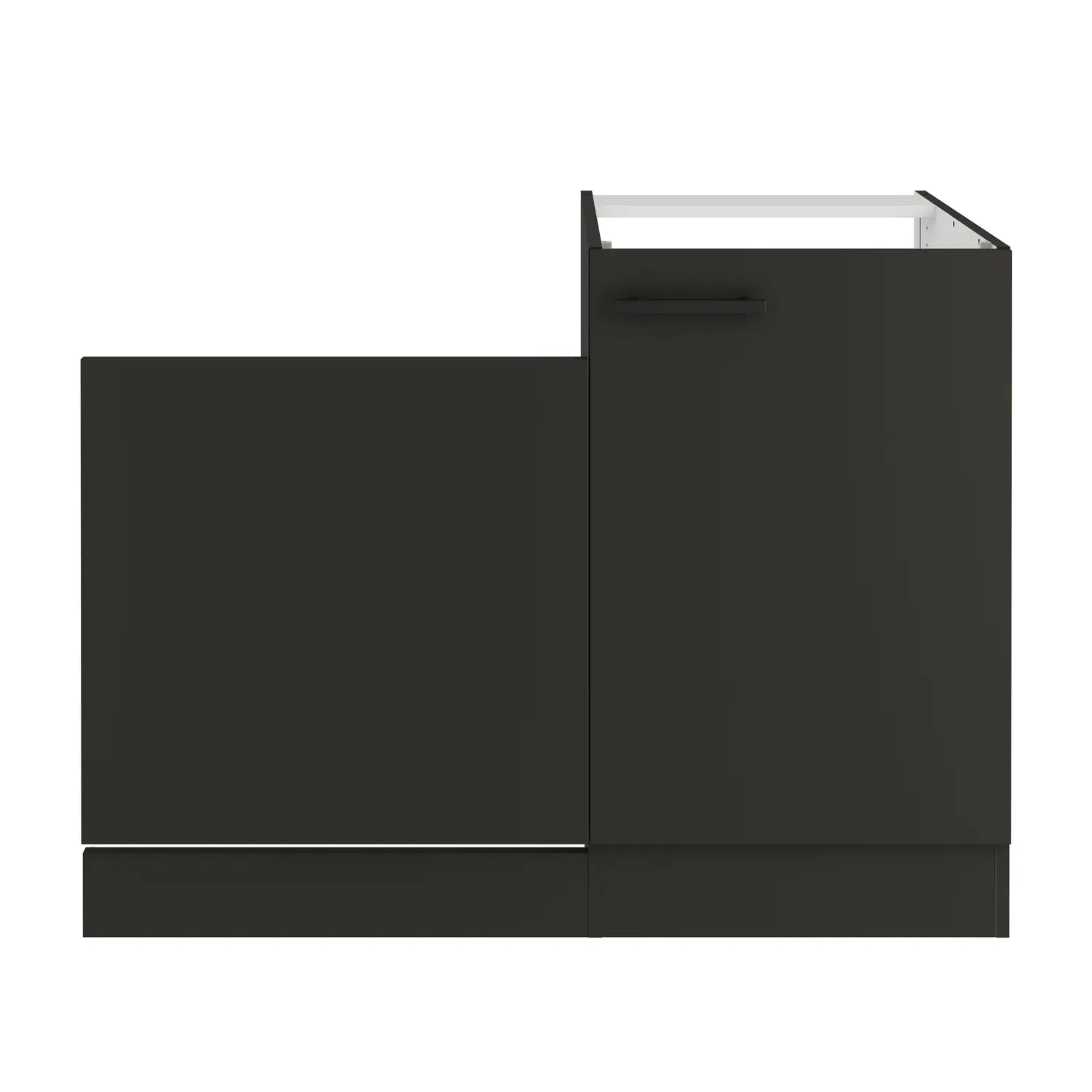 Spülenschrank-Set OPTIFIT Madrid 110 cm Anthrazit
