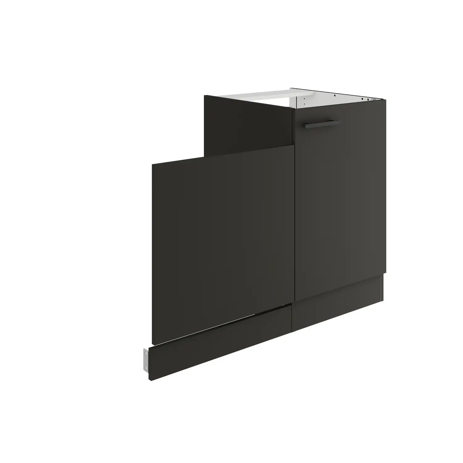 Spülenschrank-Set OPTIFIT Madrid 110 cm Anthrazit