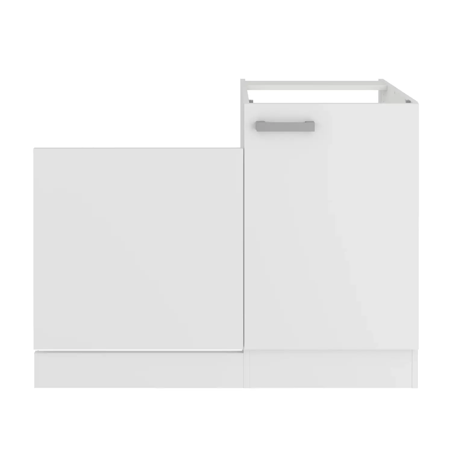 Spülenschrank-Set OPTIFIT Oslo 110 cm Weiß