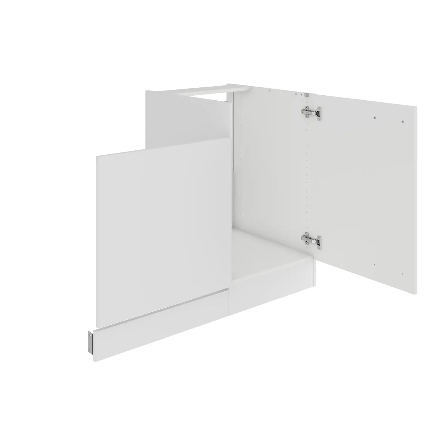Spülenschrank-Set OPTIFIT Oslo 110 cm Weiß