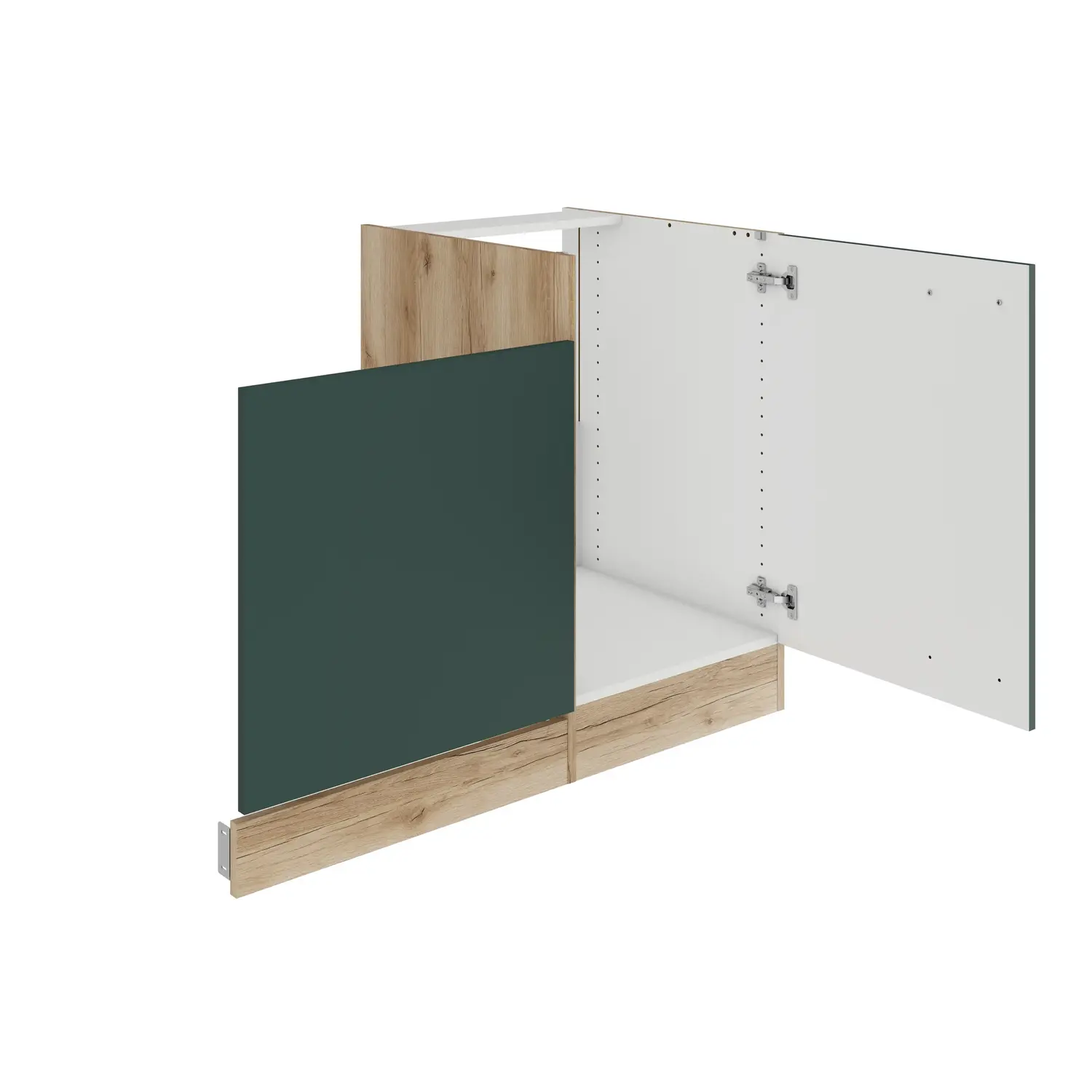 Spülenschrank-Set OPTIFIT Savona 110 cm Steingrün