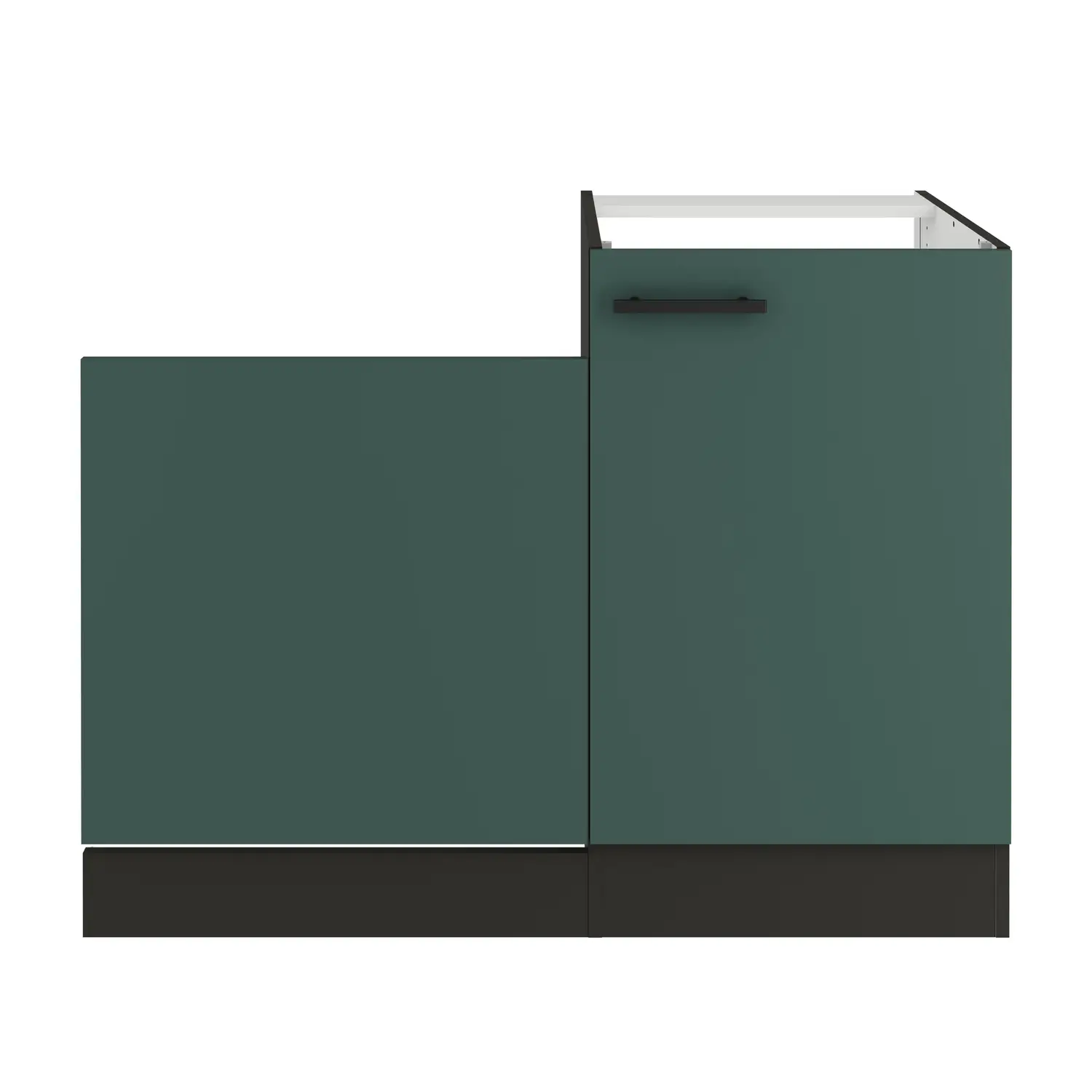 Spülenschrank-Set OPTIFIT Verona 110 cm Steingrün