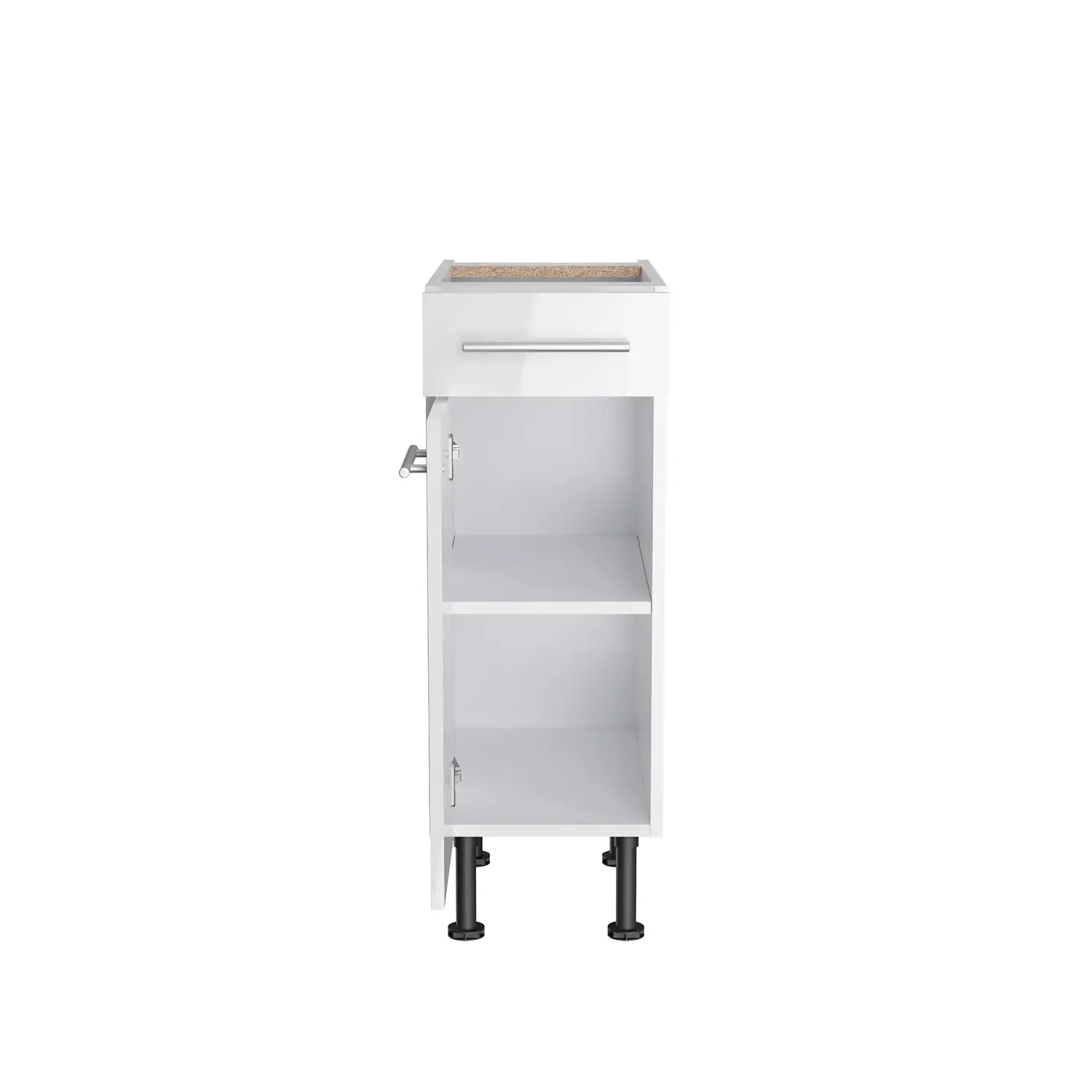 Unterschrank OPTIFIT Rurik 30 cm Weiß Glanz