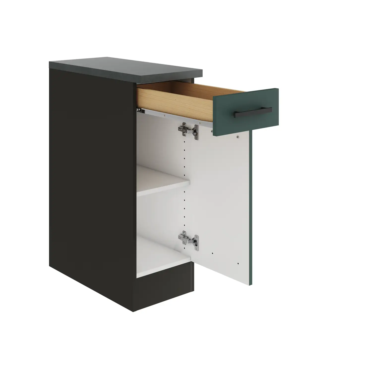 Unterschrank OPTIFIT Verona 30 cm Steingrün