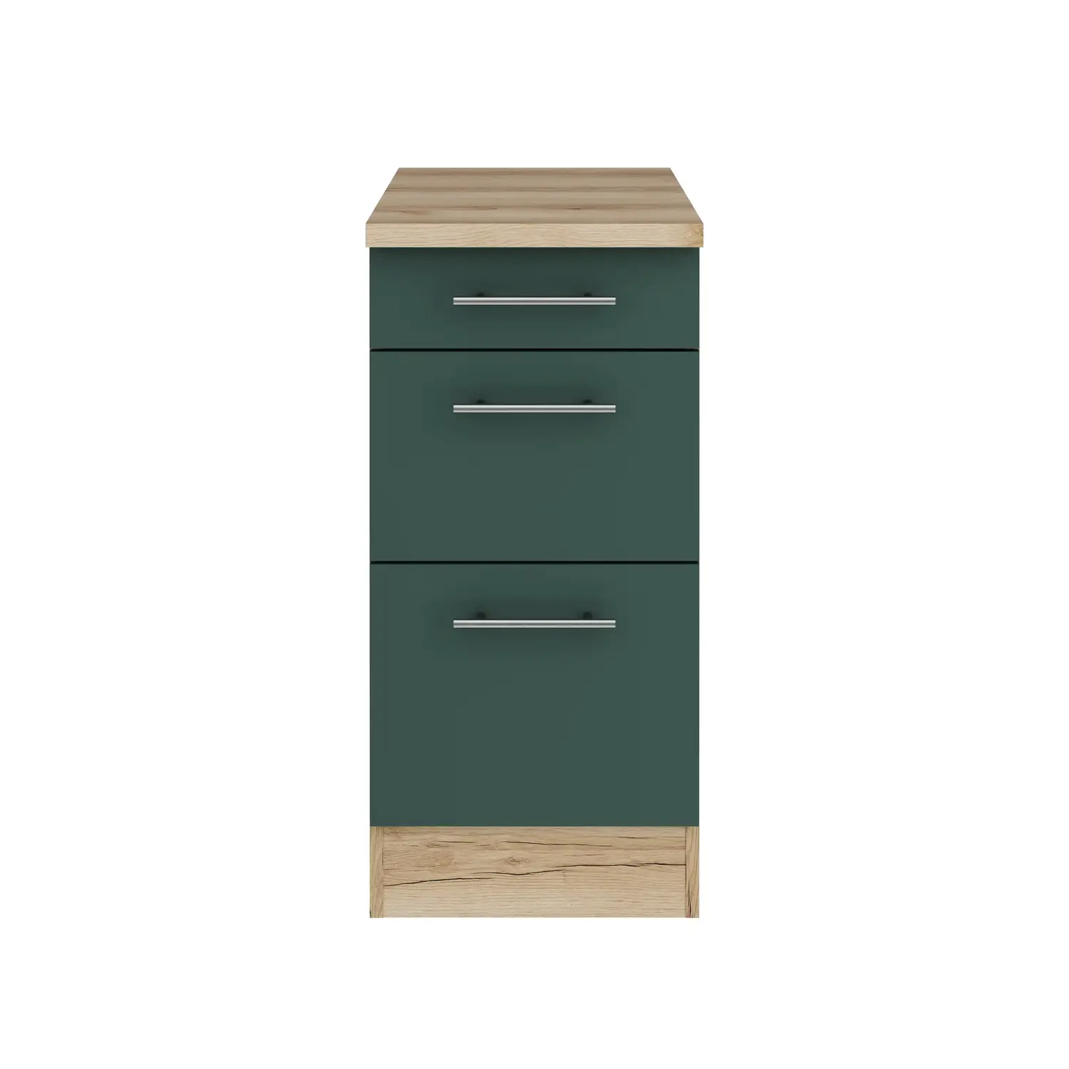 Auszugschrank OPTIFIT Savona 40 cm Steingrün