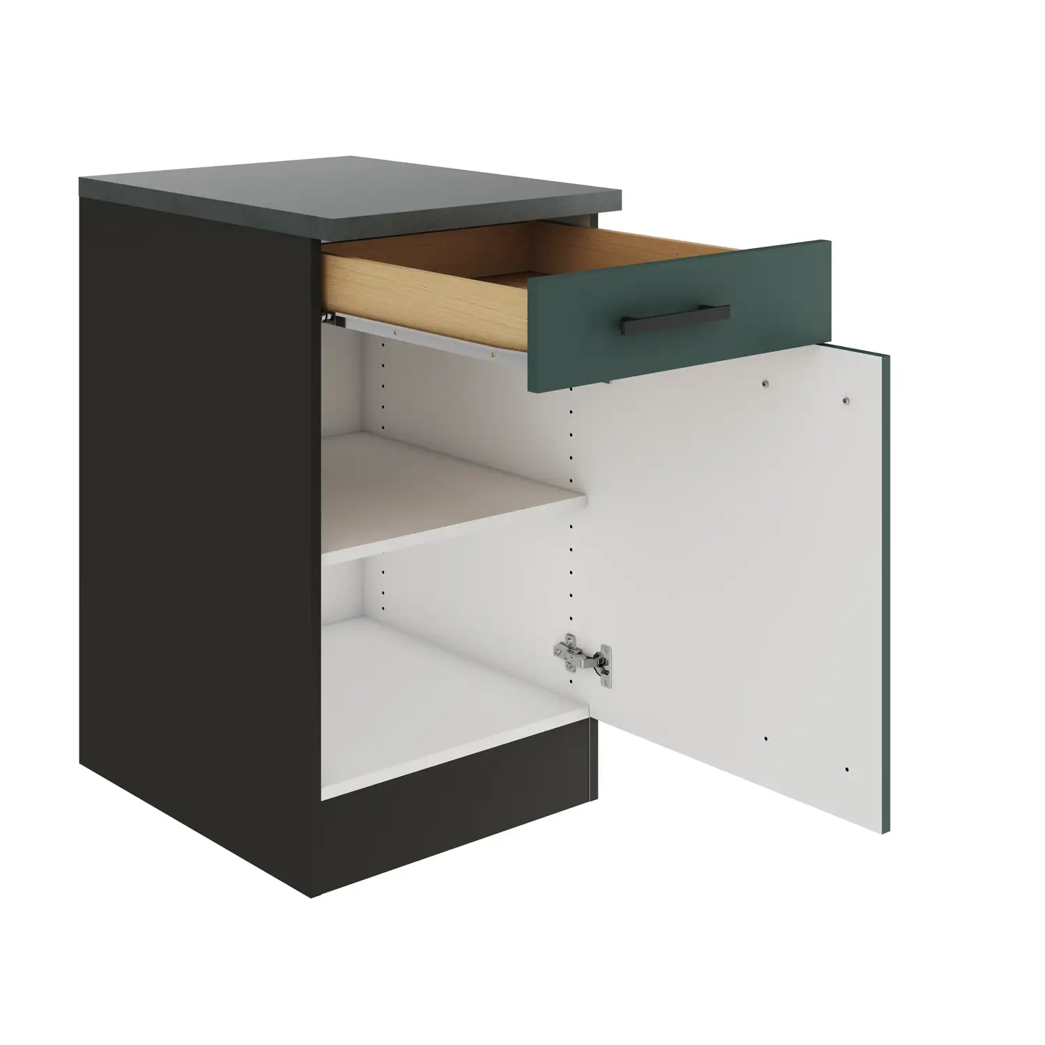 Unterschrank OPTIFIT Verona 50 cm Steingrün