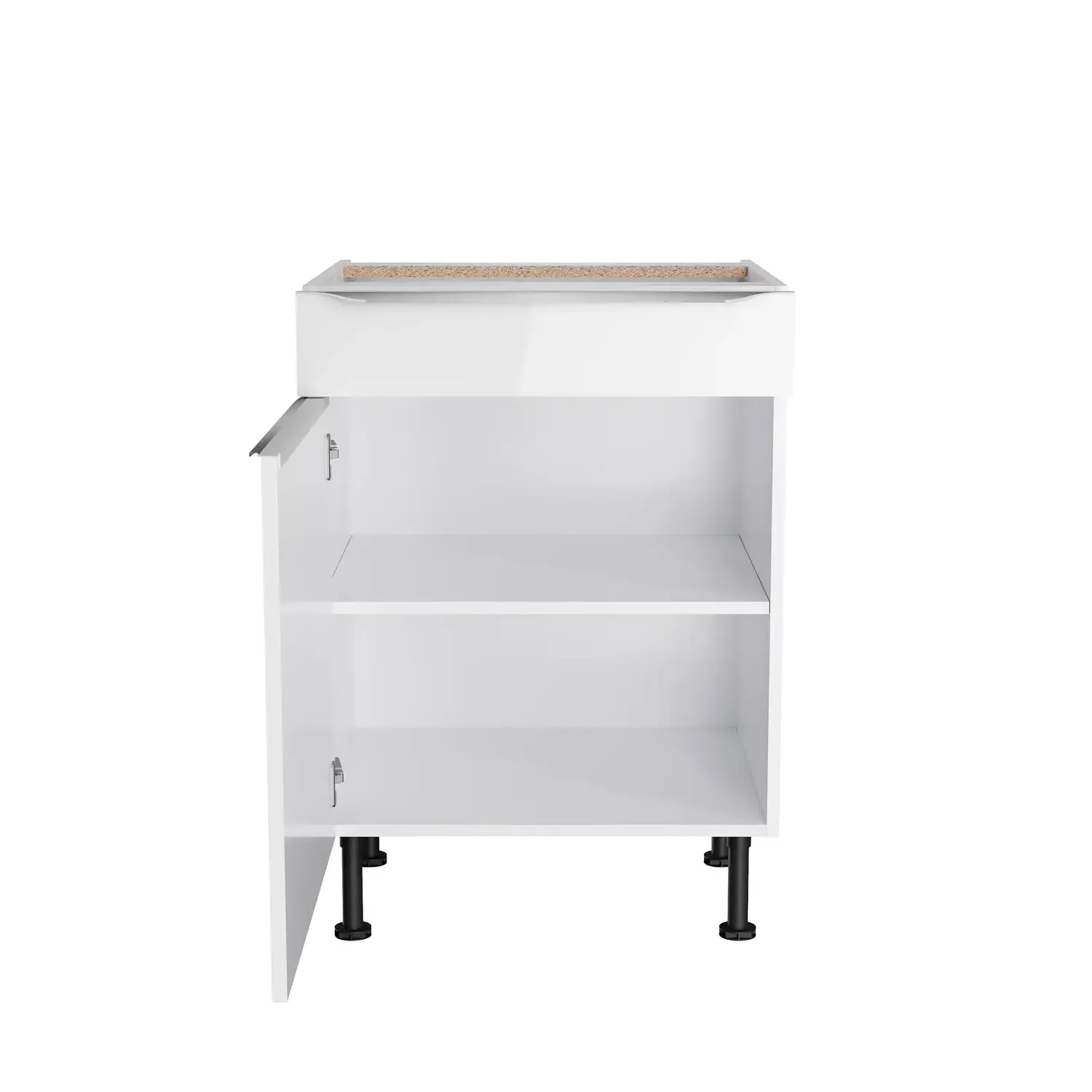 Unterschrank OPTIFIT Arvid 60 cm Weiß Glanz