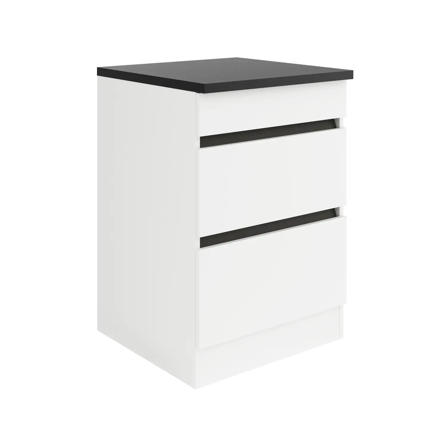 Auszugschrank OPTIFIT Luca 60 cm Weiß