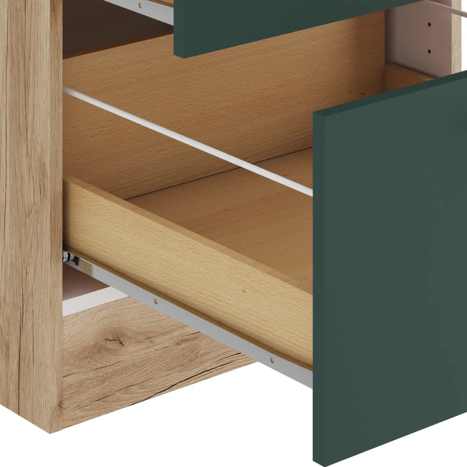 Unterschrank für Glaskeramikkochfeld OPTIFIT Savona 60 cm Steingrün