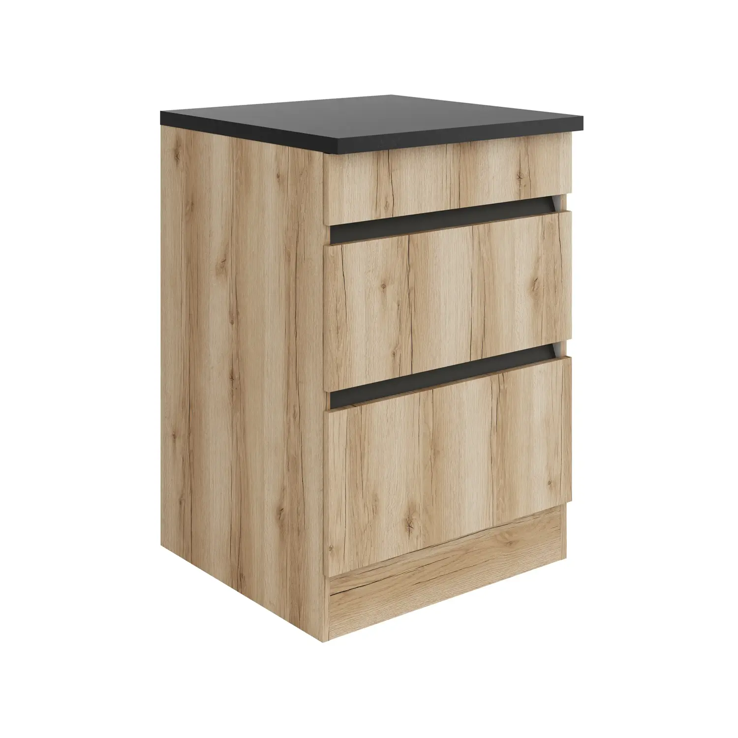 Unterschrank für Glaskeramikkochfeld OPTIFIT Kaya 60 cm Wildeiche