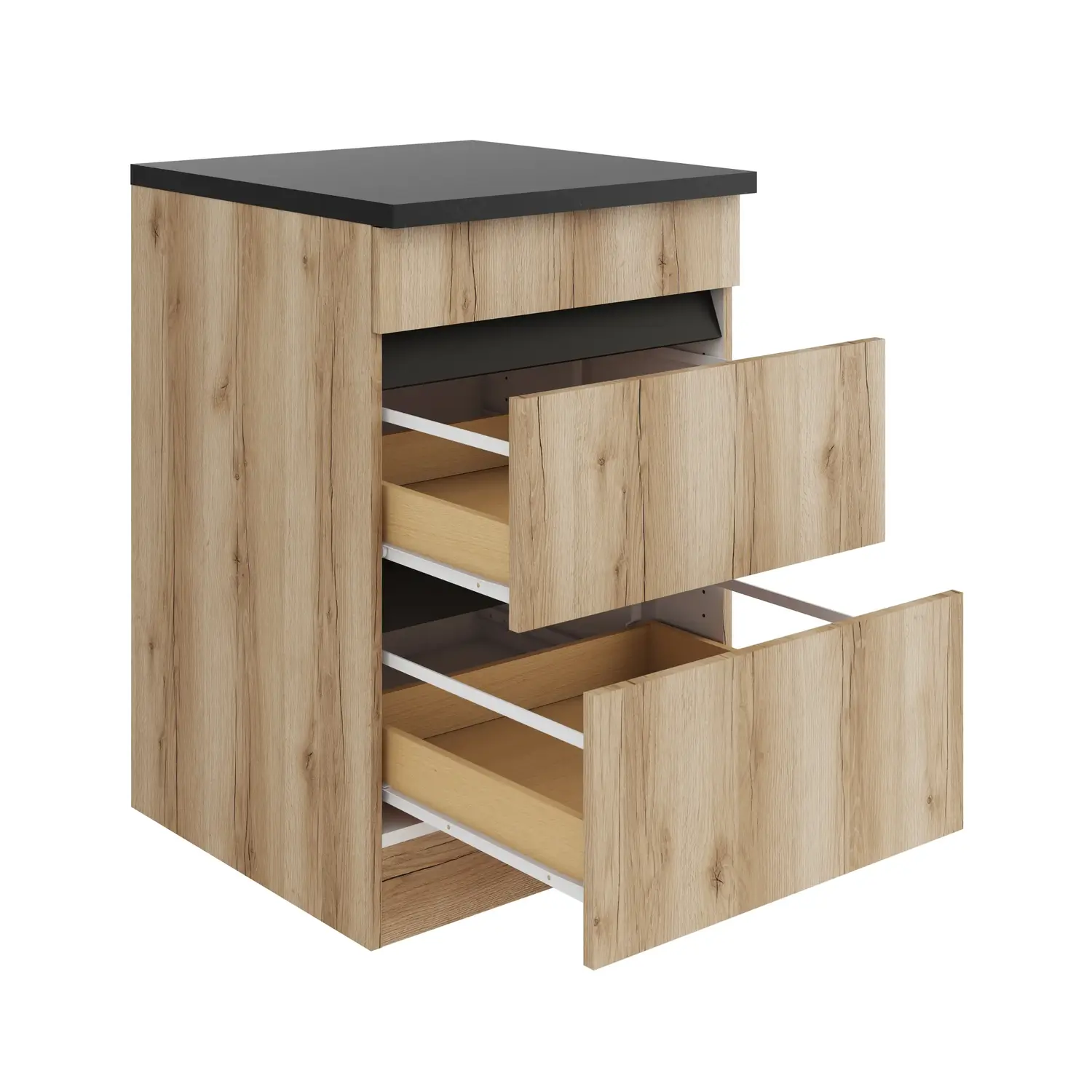 Unterschrank für Glaskeramikkochfeld OPTIFIT Kaya 60 cm Wildeiche