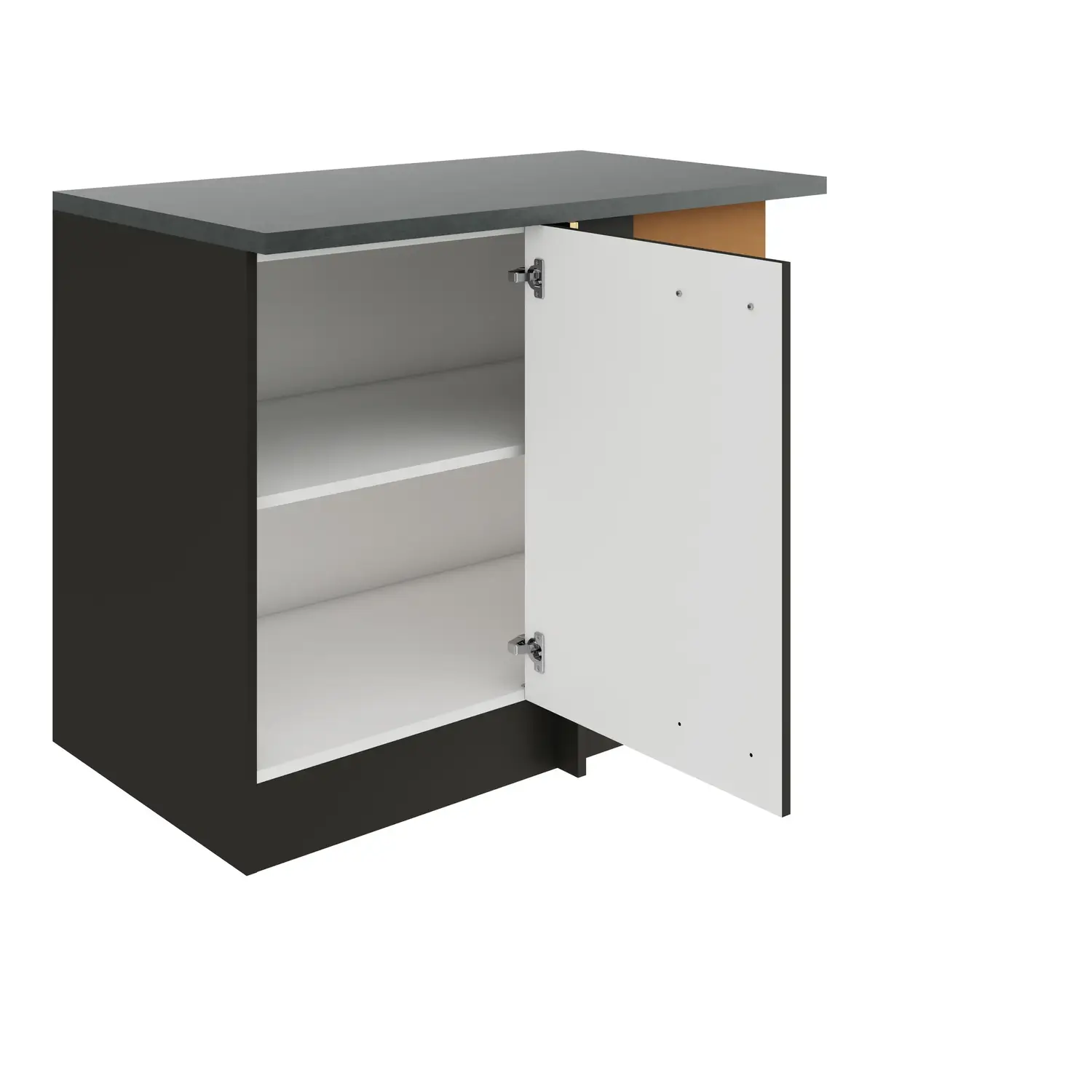 Eckunterschrank OPTIFIT Madrid 100 cm Anthrazit