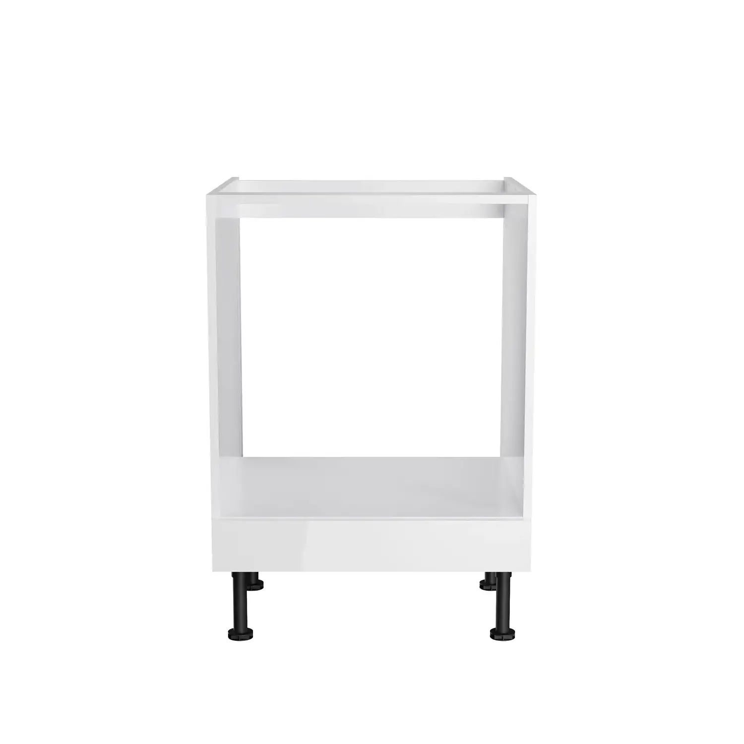 Herdumbauschrank OPTIFIT Arvid 60 cm Weiß Glanz