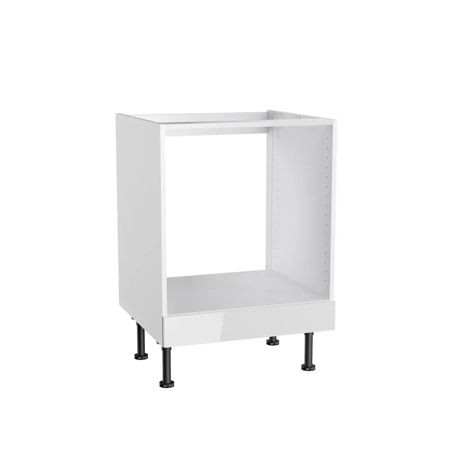 Herdumbauschrank OPTIFIT Rurik 60 cm Weiß Glanz