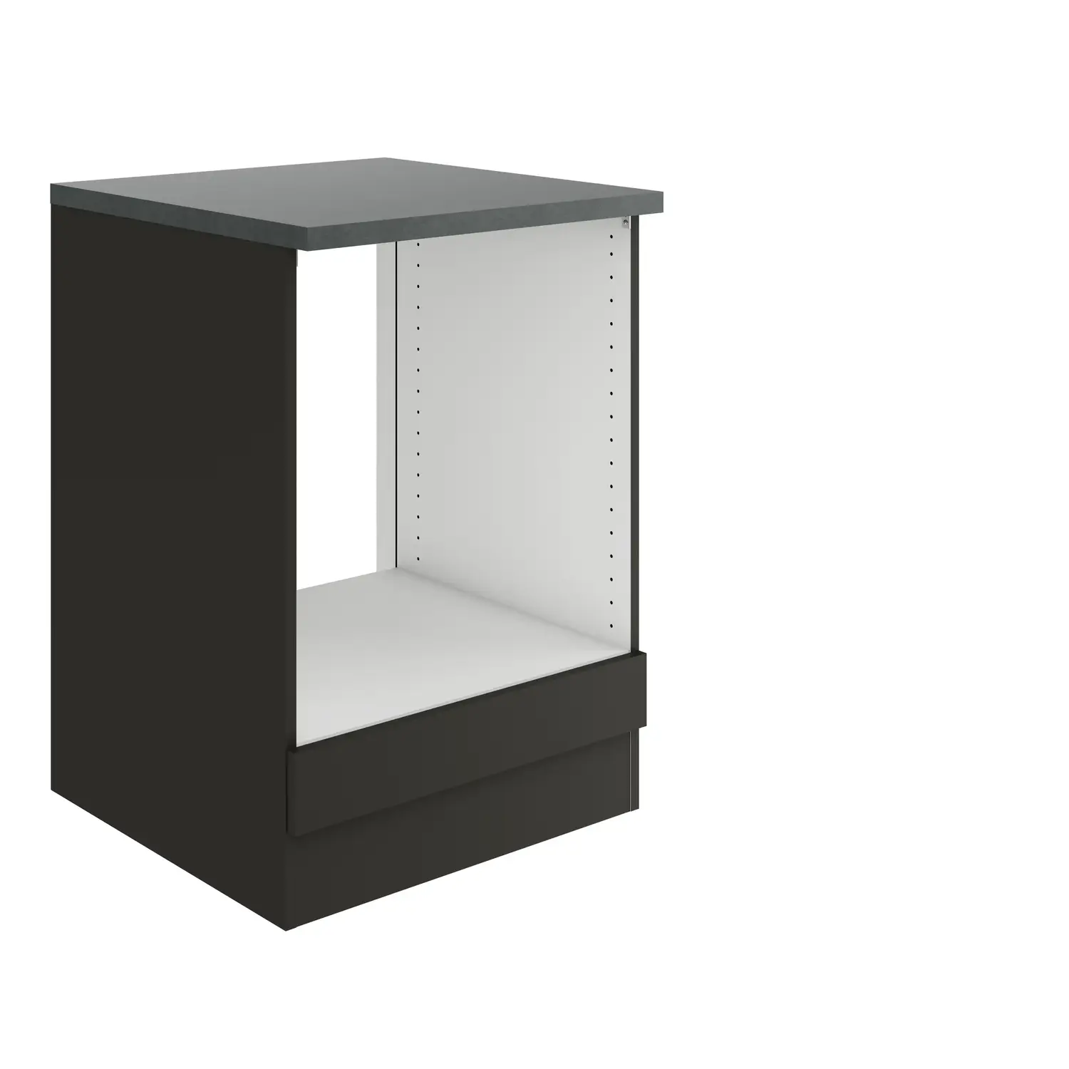 Herdumbauschrank OPTIFIT Madrid 60 cm Anthrazit