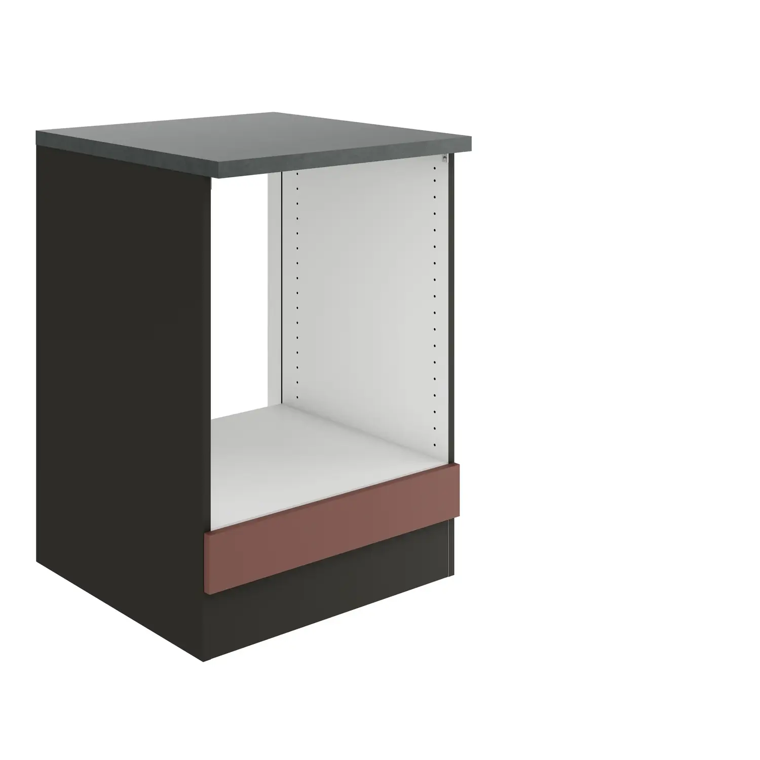 Herdumbauschrank OPTIFIT Nizza 60 cm Rostrot