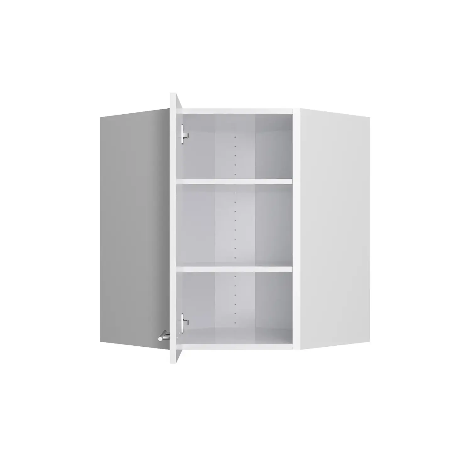 Eckhängeschrank OPTIFIT Bengt 60 x 60 cm Weiß