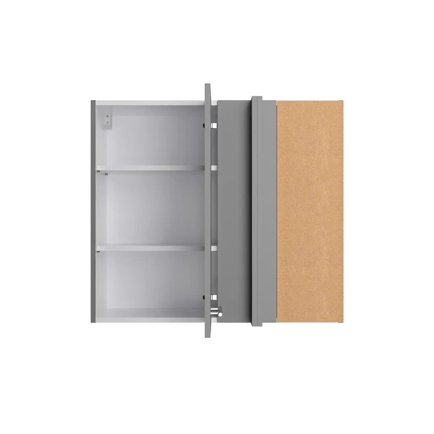 Eckhängeschrank OPTIFIT Mats 80 cm Basaltgrau